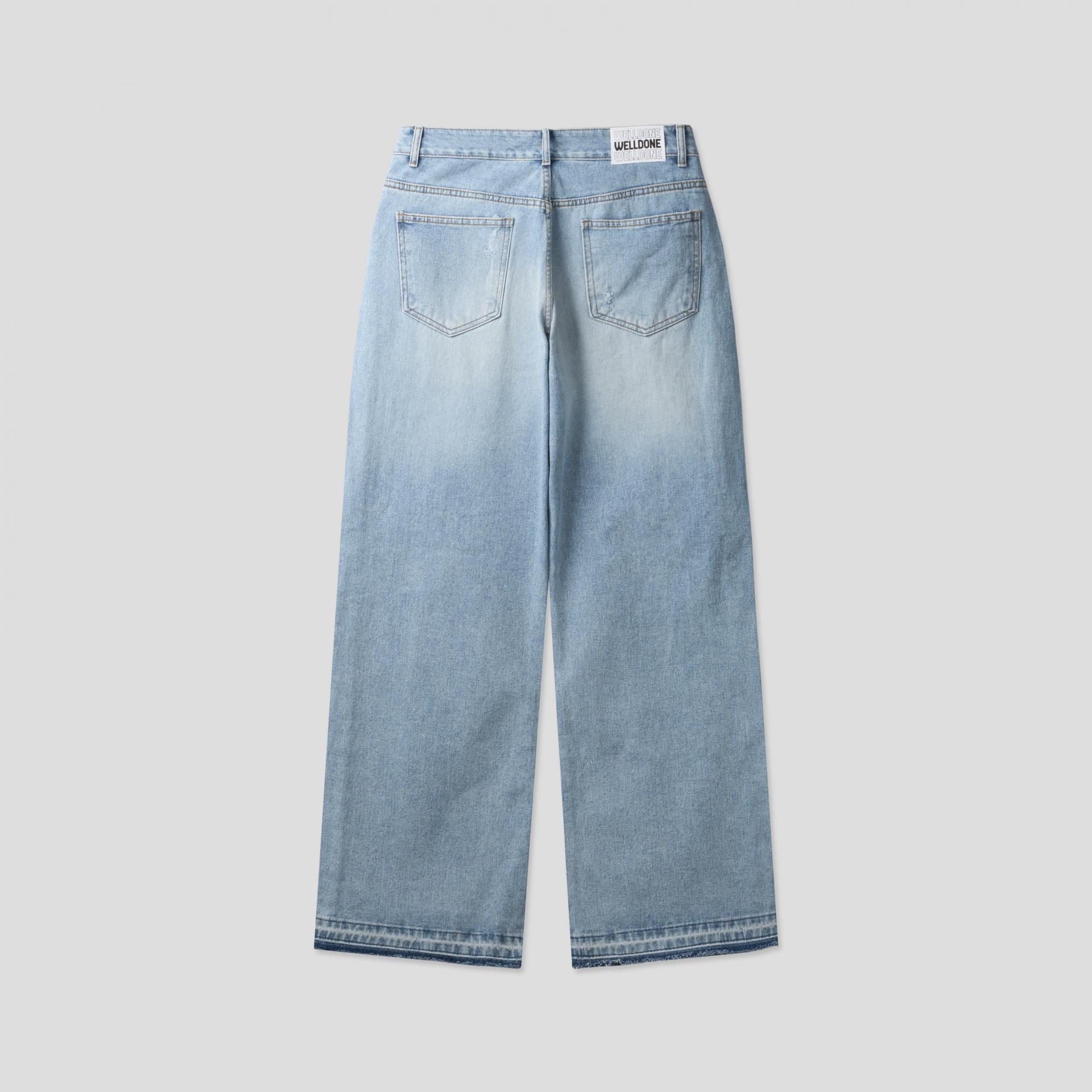 Charlene destroyed ice jeans