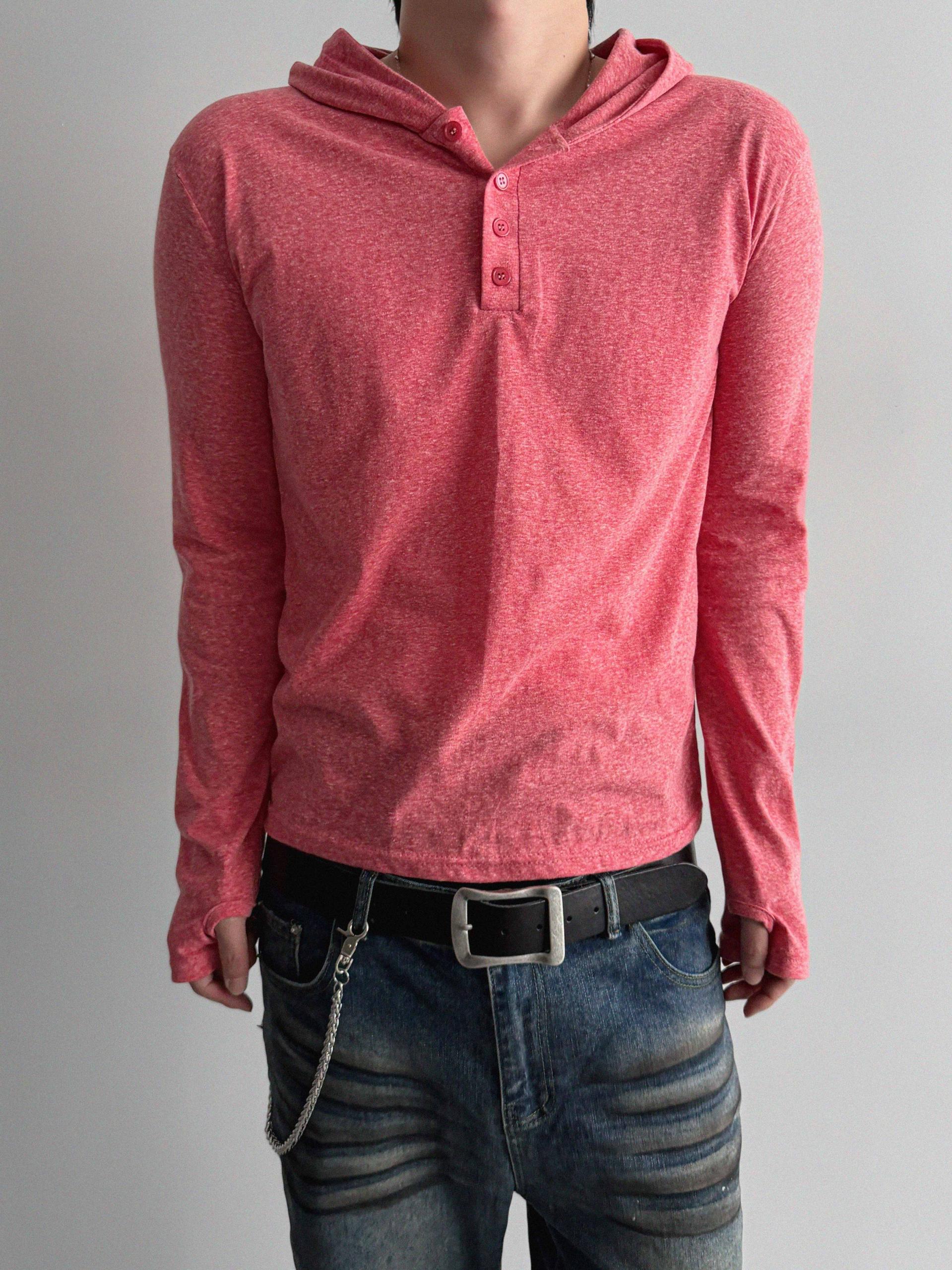 After henry neck warmer hoodie t