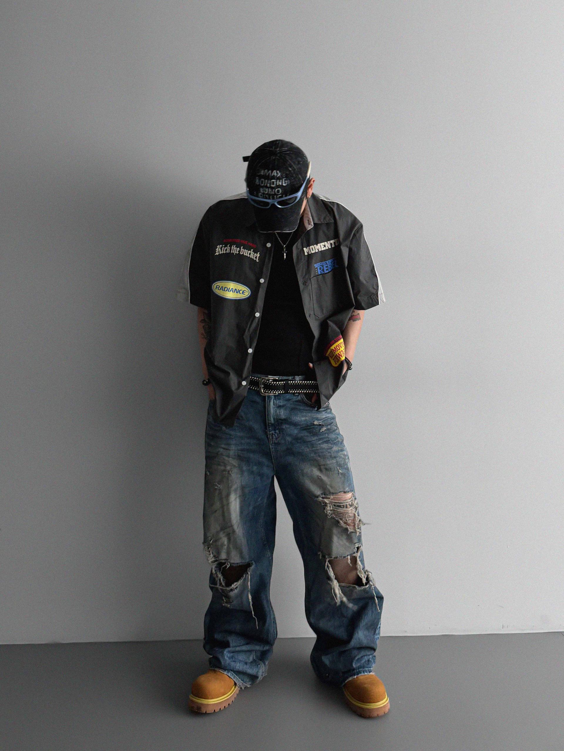 Mechanic over half shirt