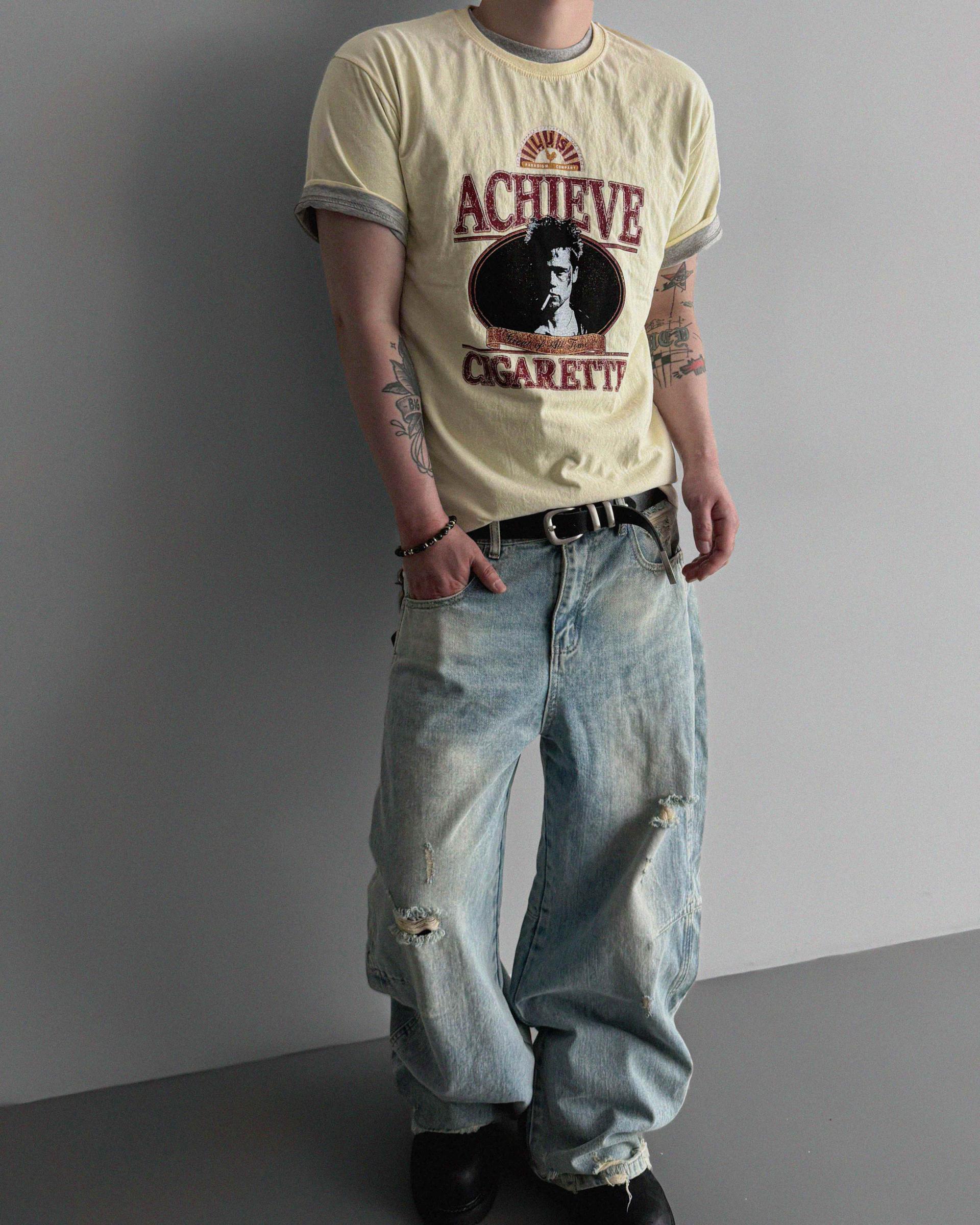 Frick damage denim pants