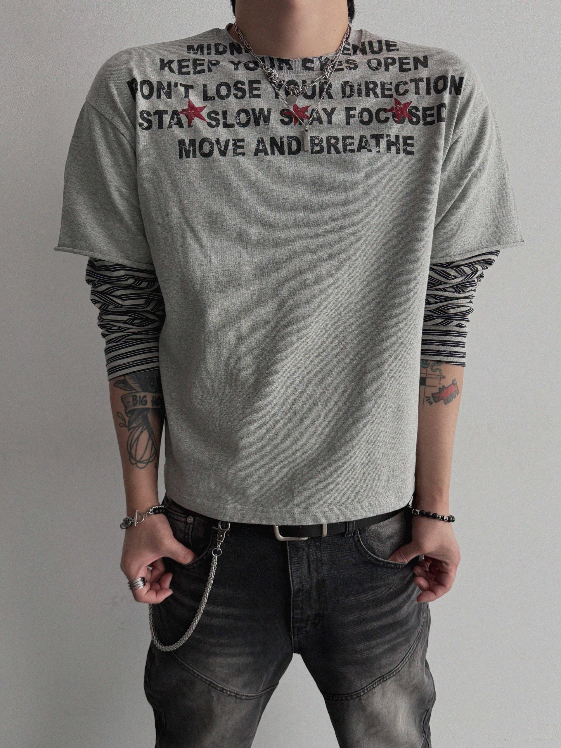 Avenue layered crop t