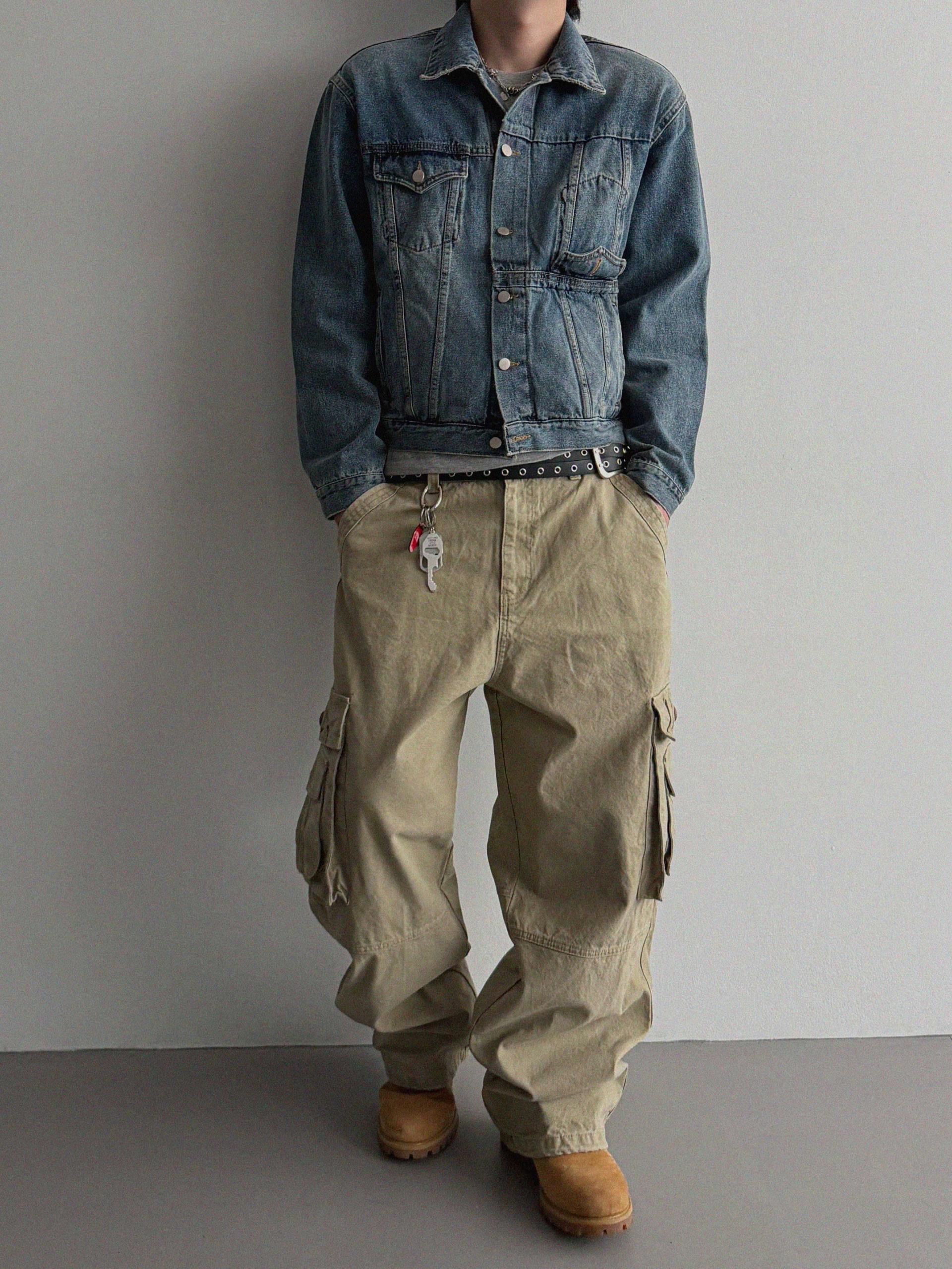 Mabel reverse crop denim jacket