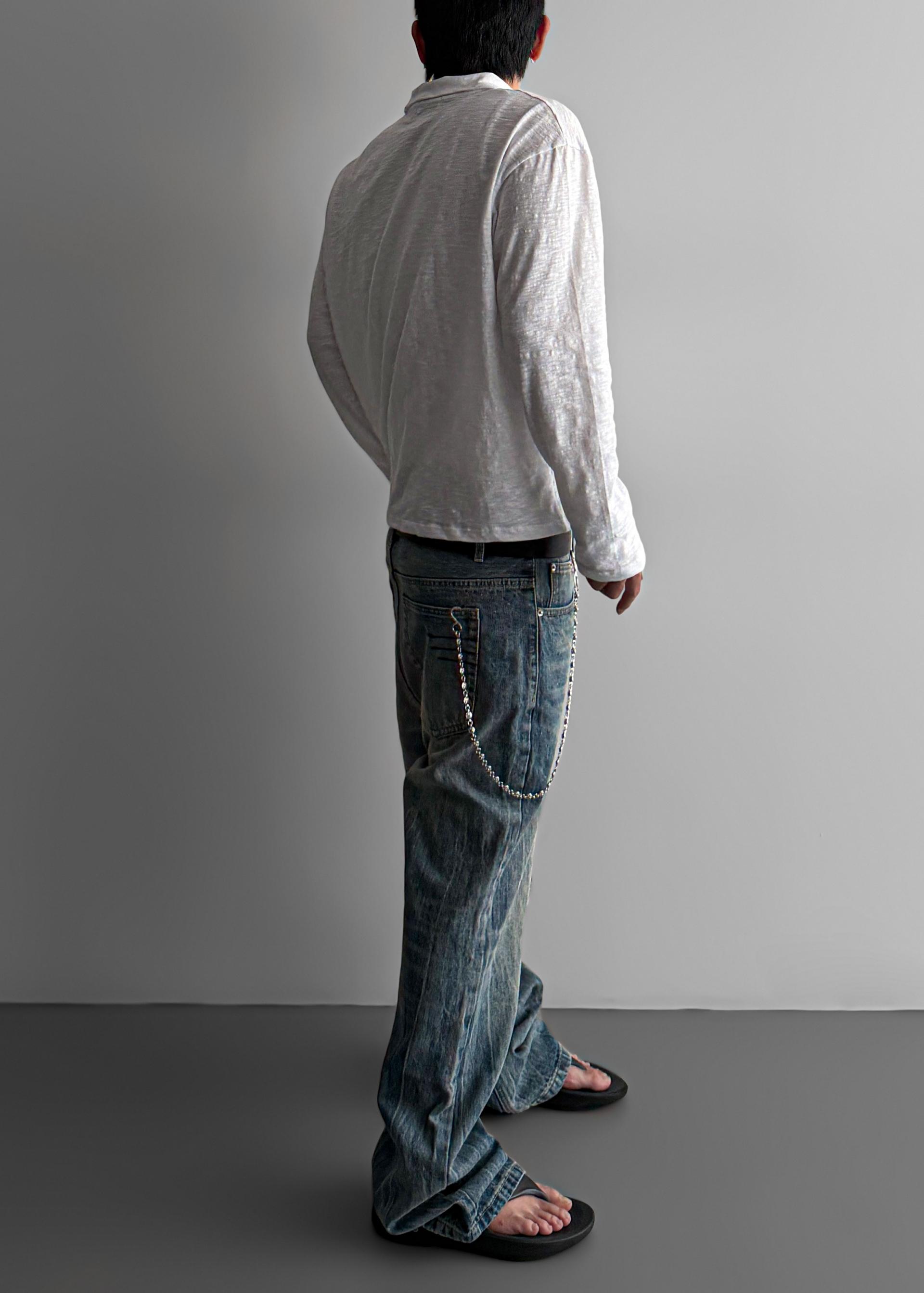 Slab 5 button collar t