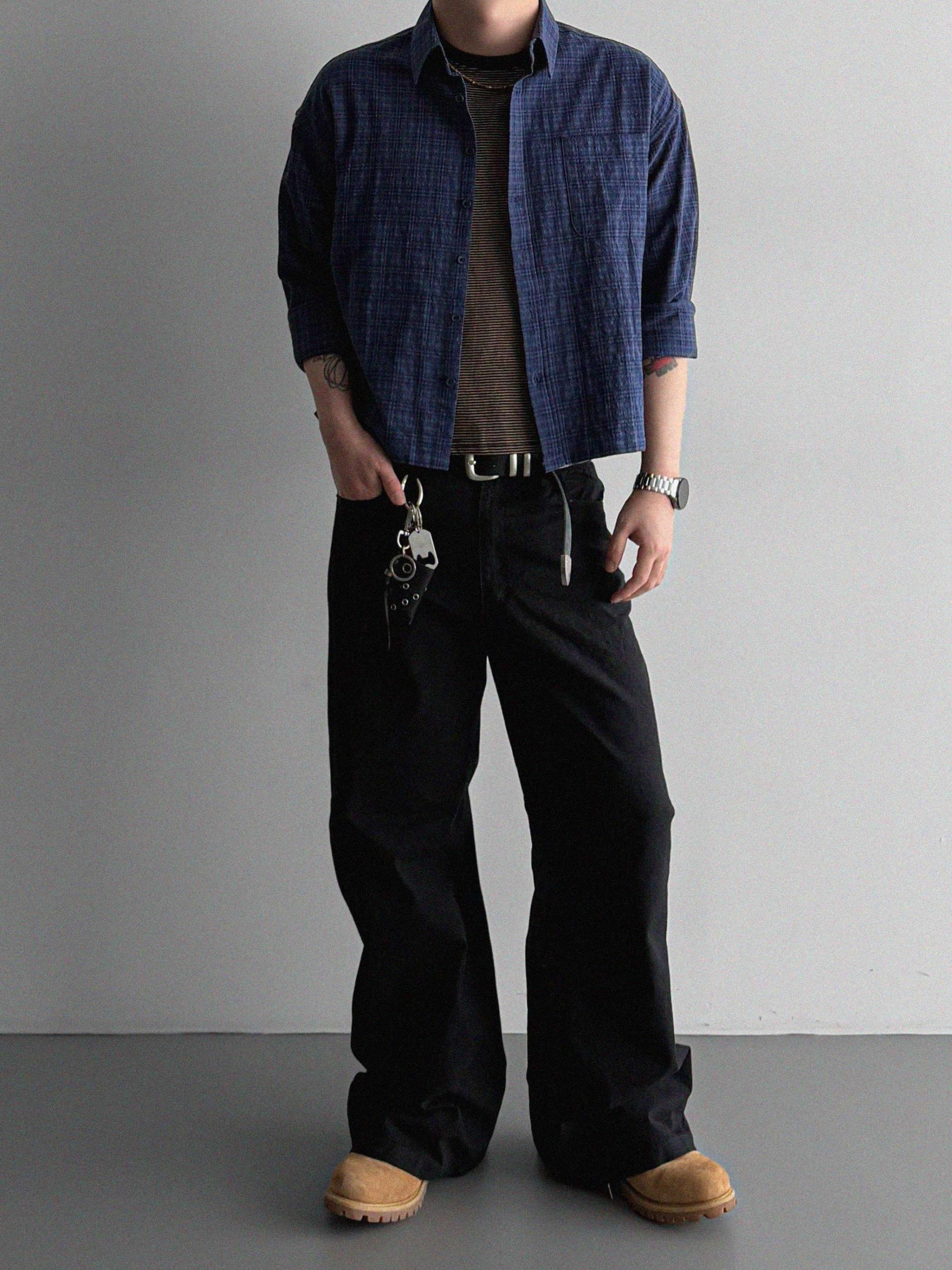 Paul crop check shirt
