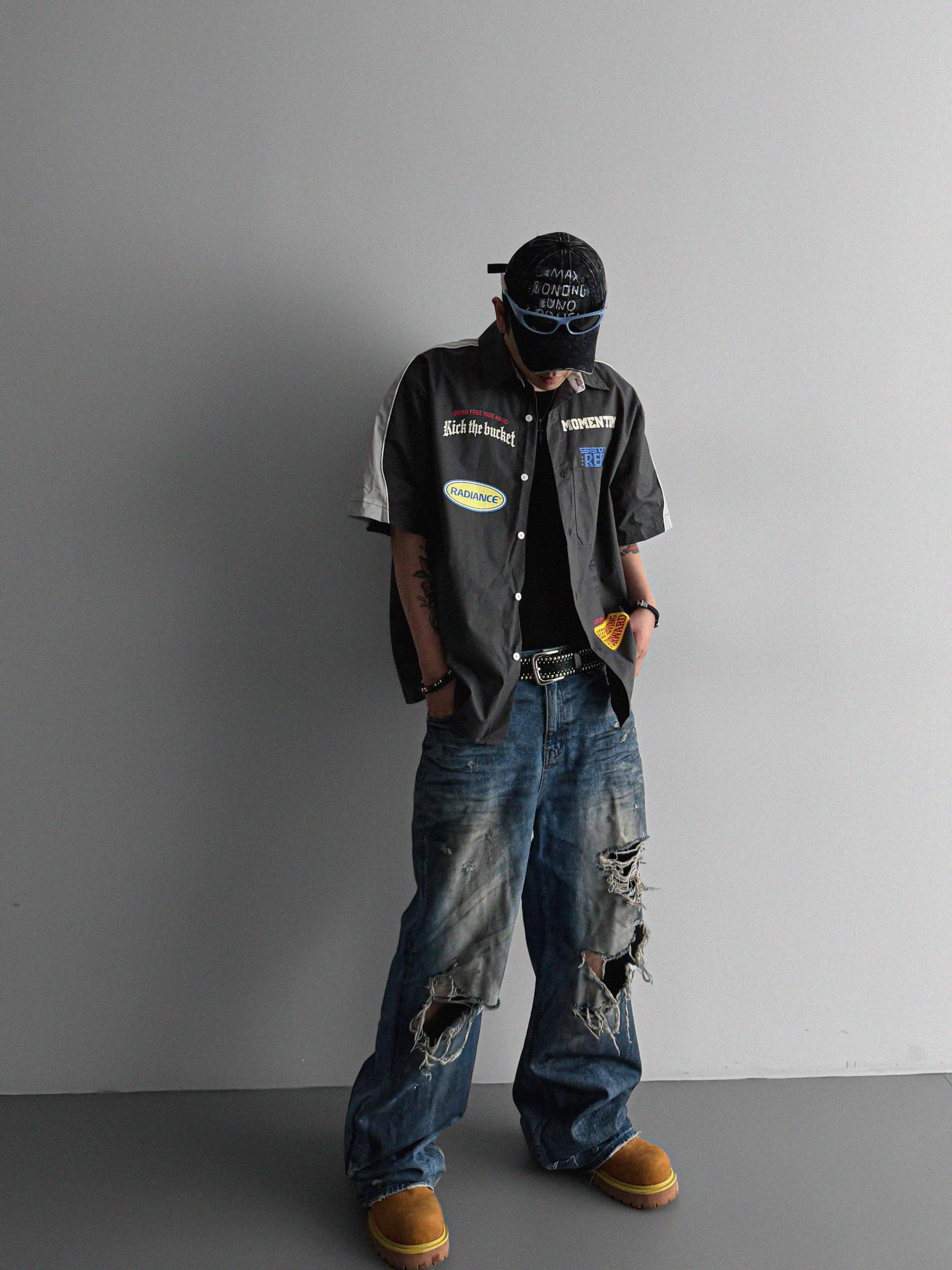 Mechanic over half shirt