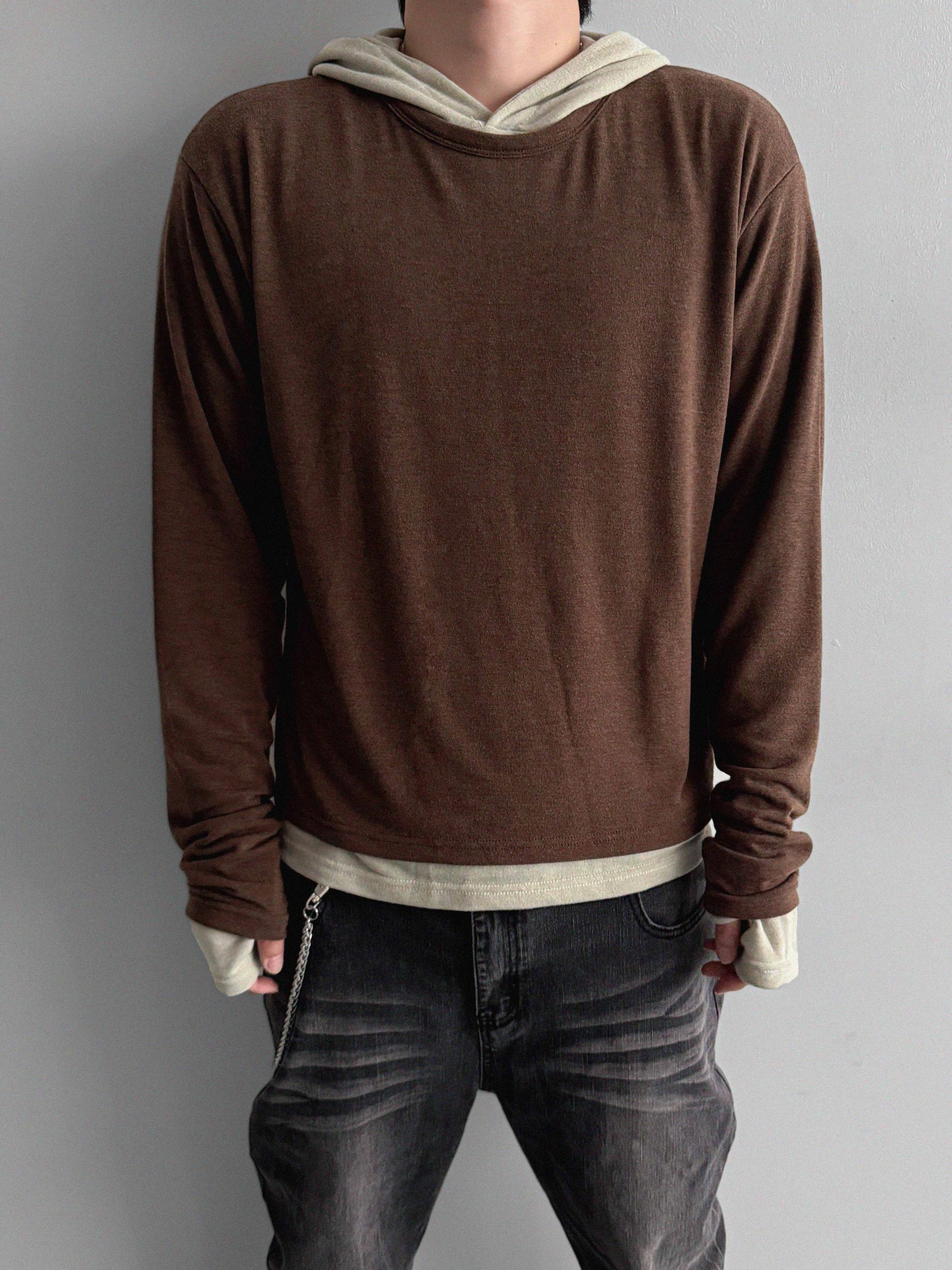 Index layered warmer hood t