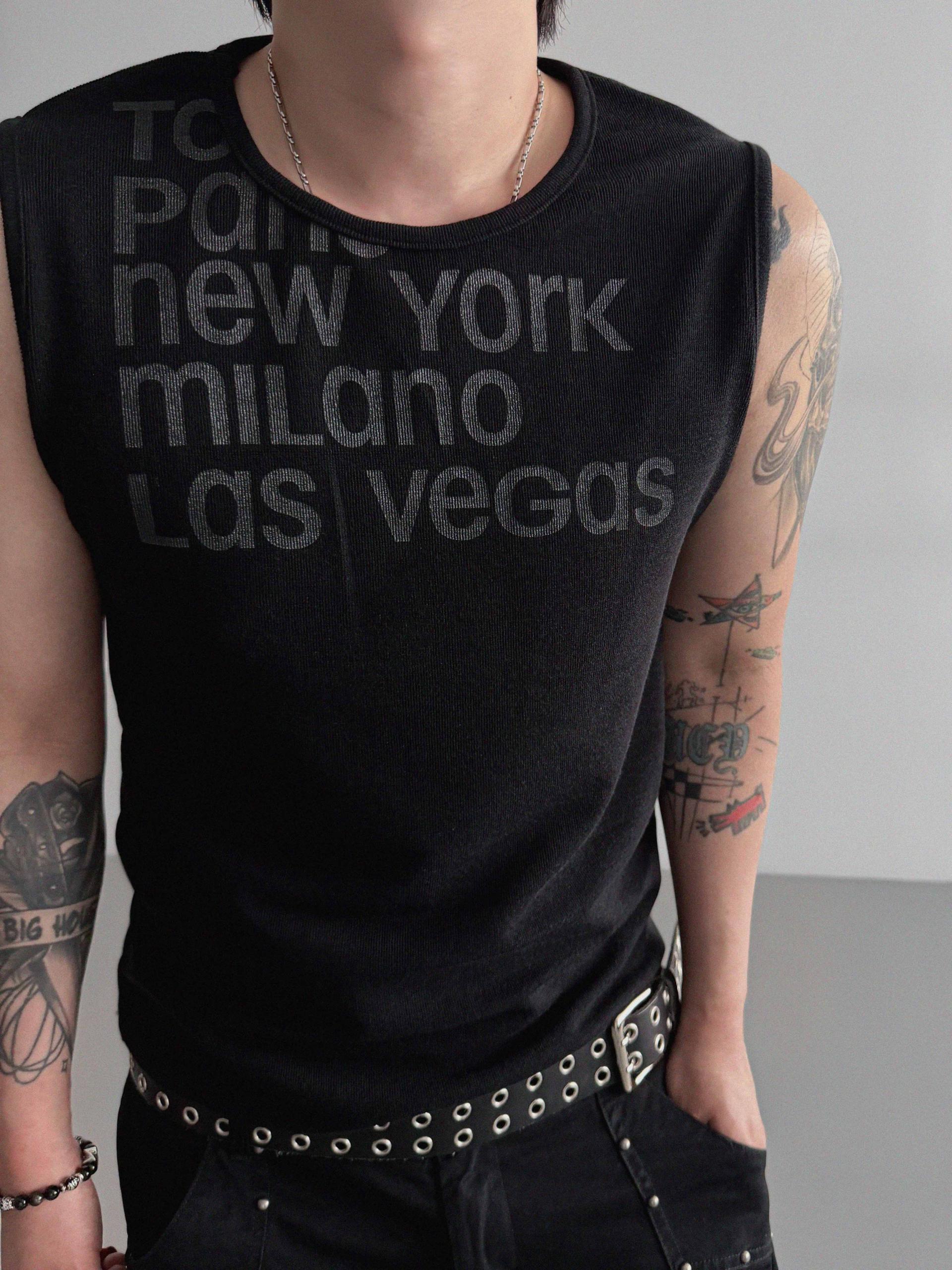 Milano crop sleeveless