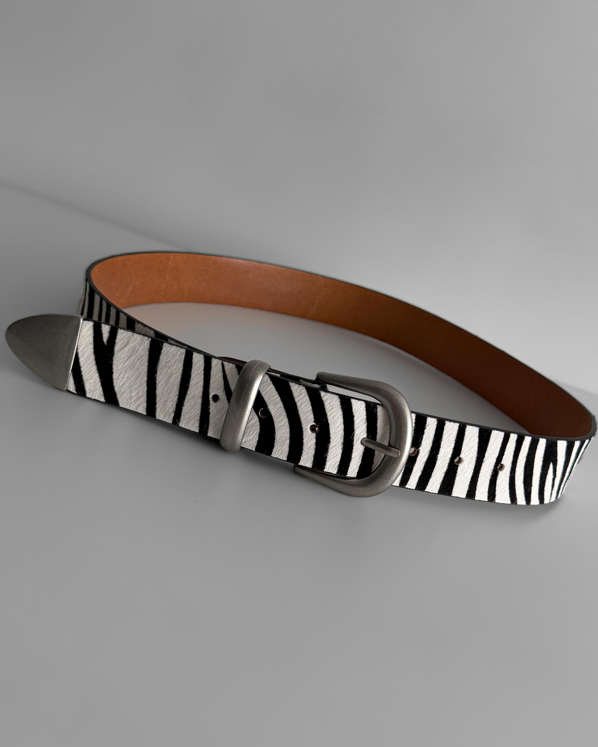 Calf skin animal 40 belt