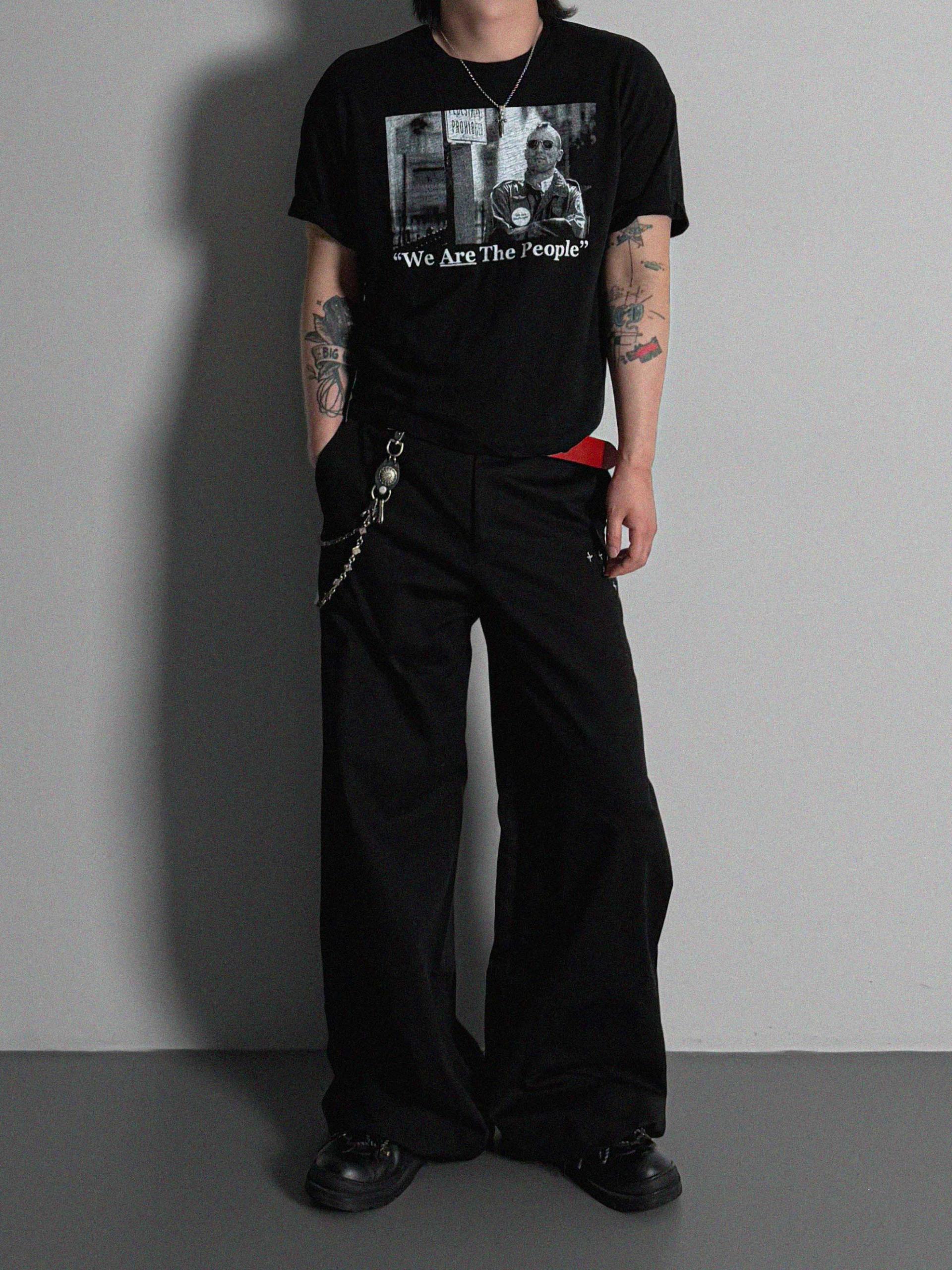 Vintage taxi slap crop half t