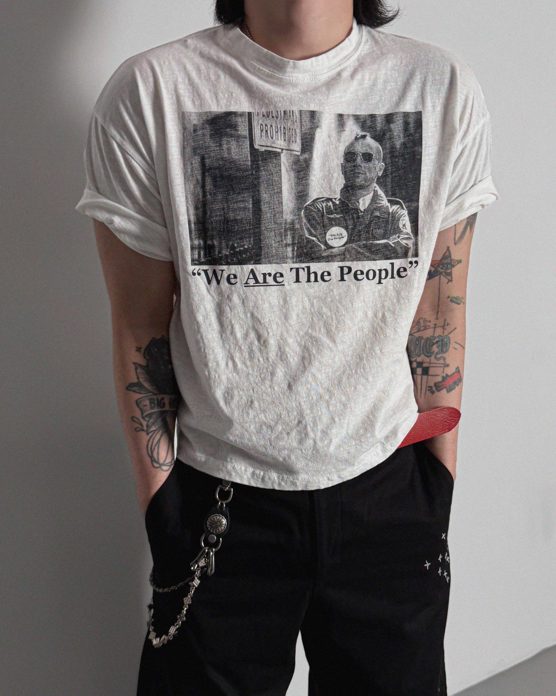 Vintage taxi slap crop half t