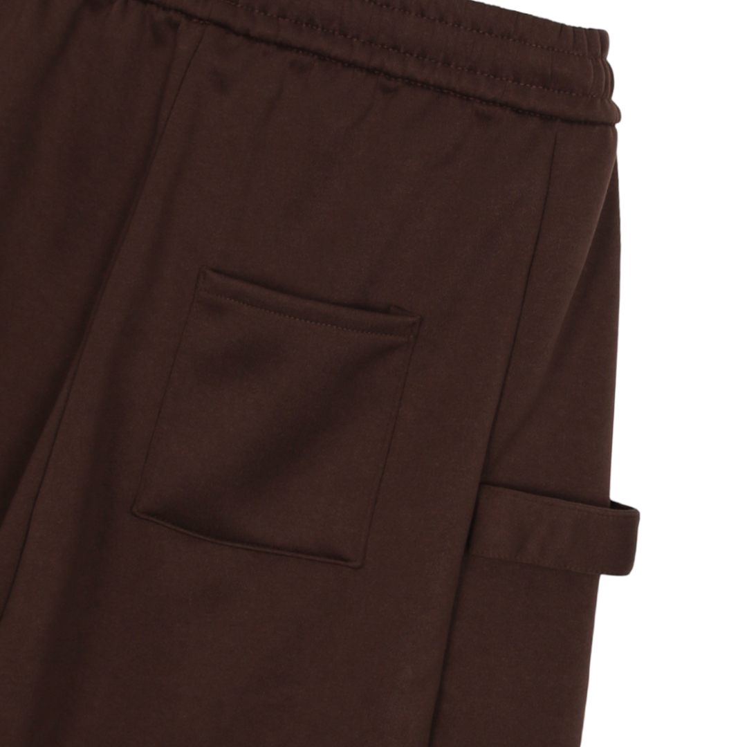 Side snap bermuda sweat pants