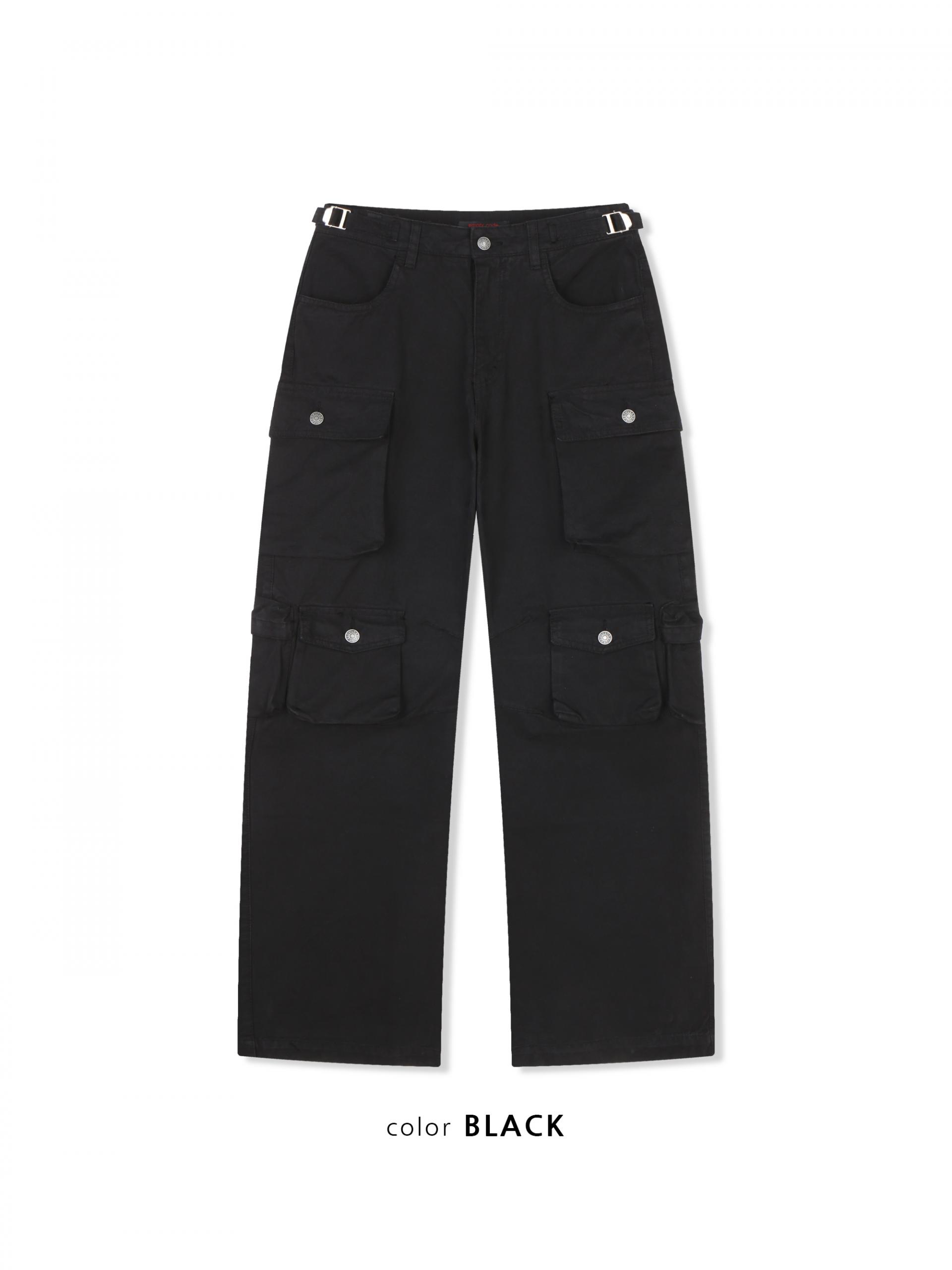 Block cargo wide pants