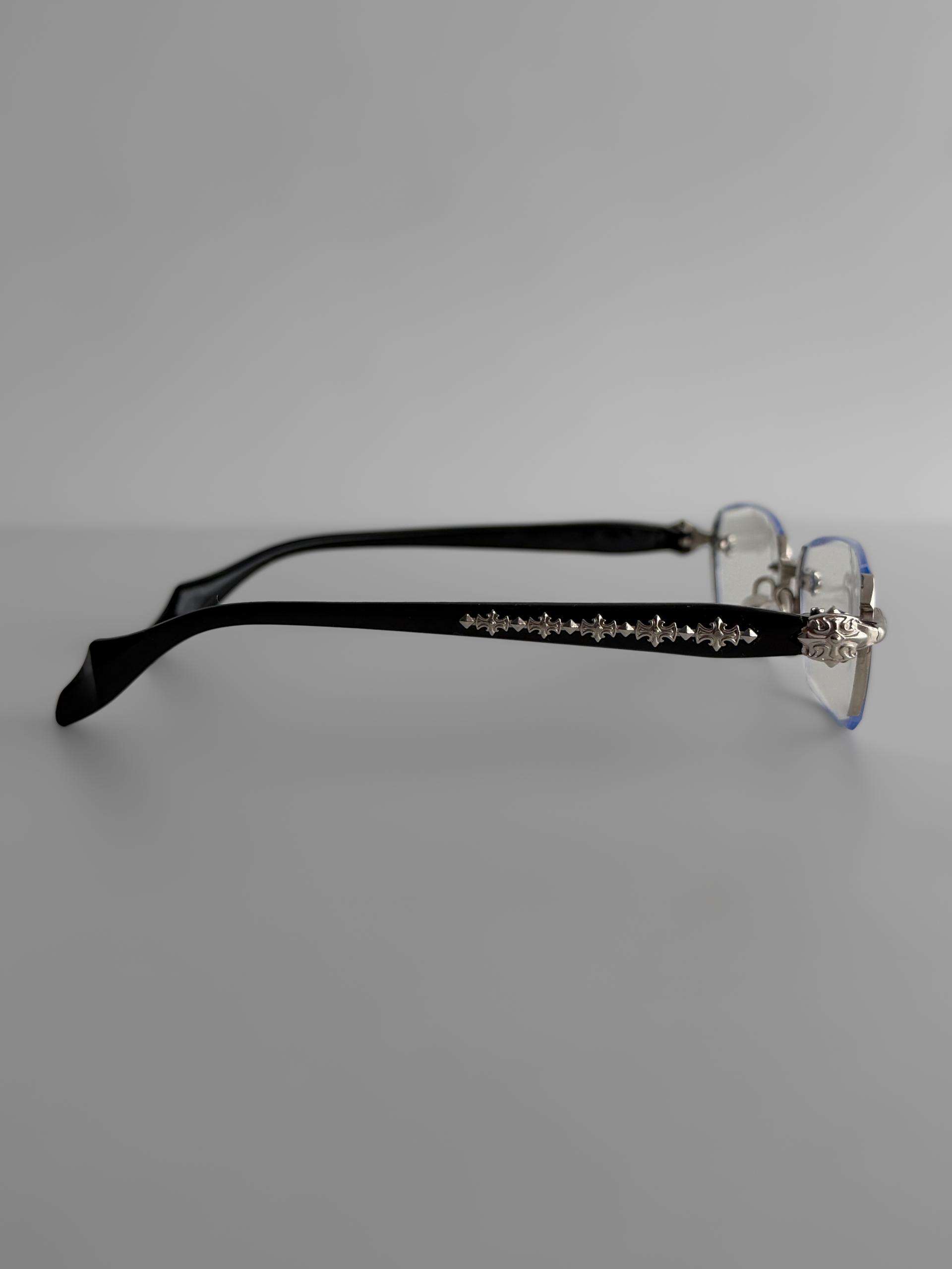 Arden metal rimless glasses