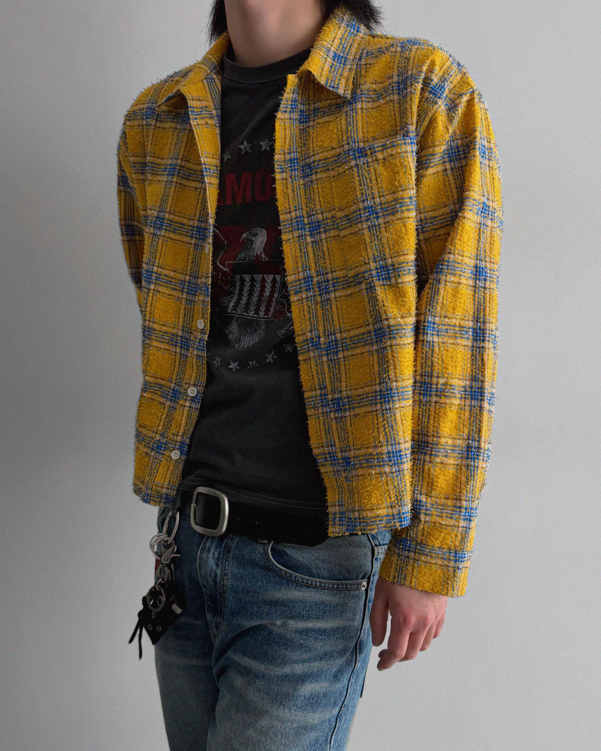 Nova crop check shirt