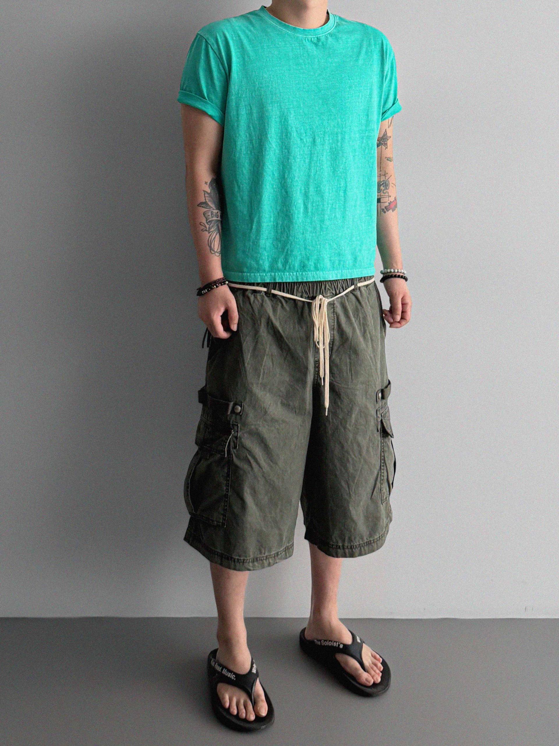 forsed cargo bermuda pants
