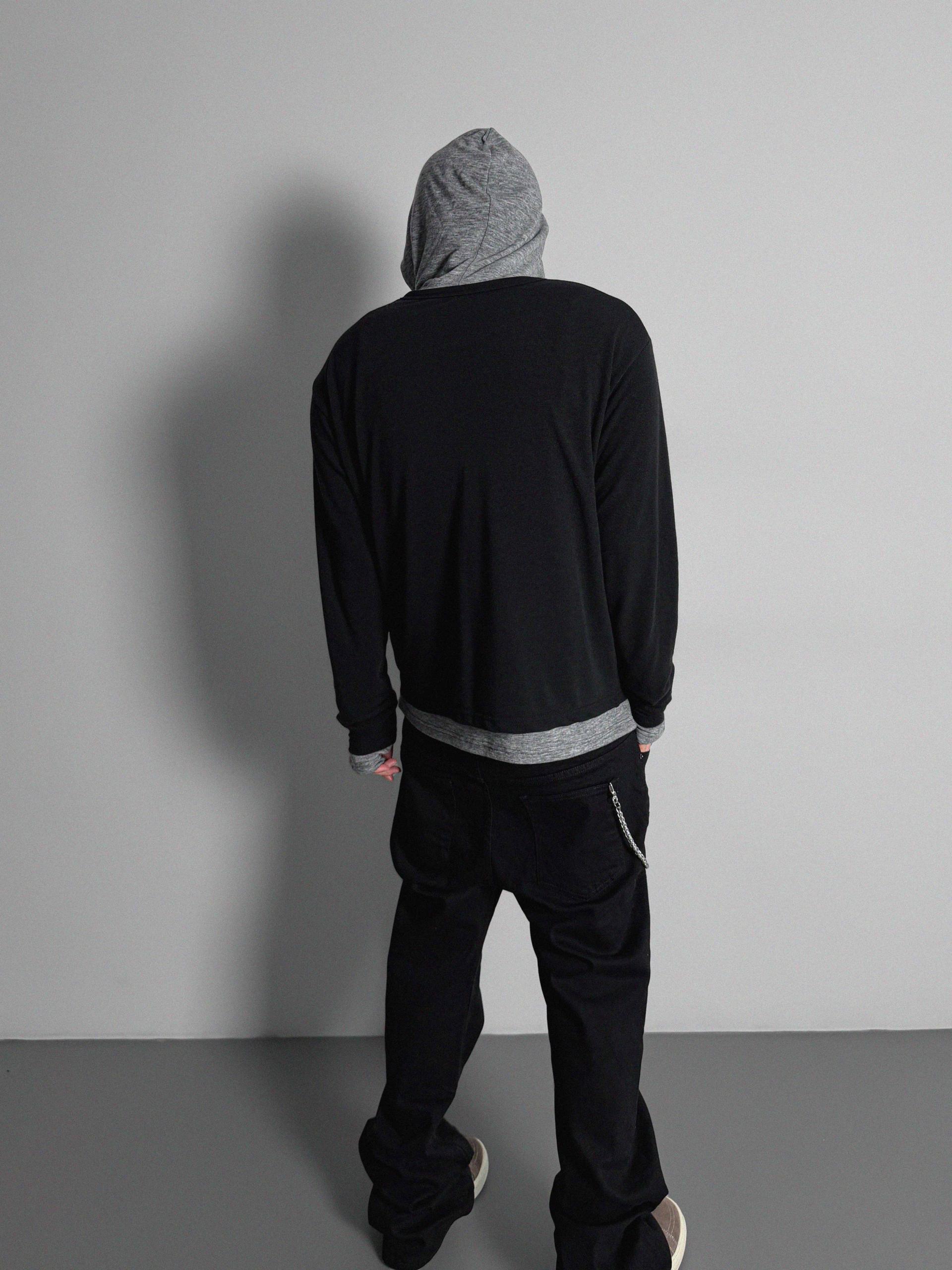Index layered warmer hood t