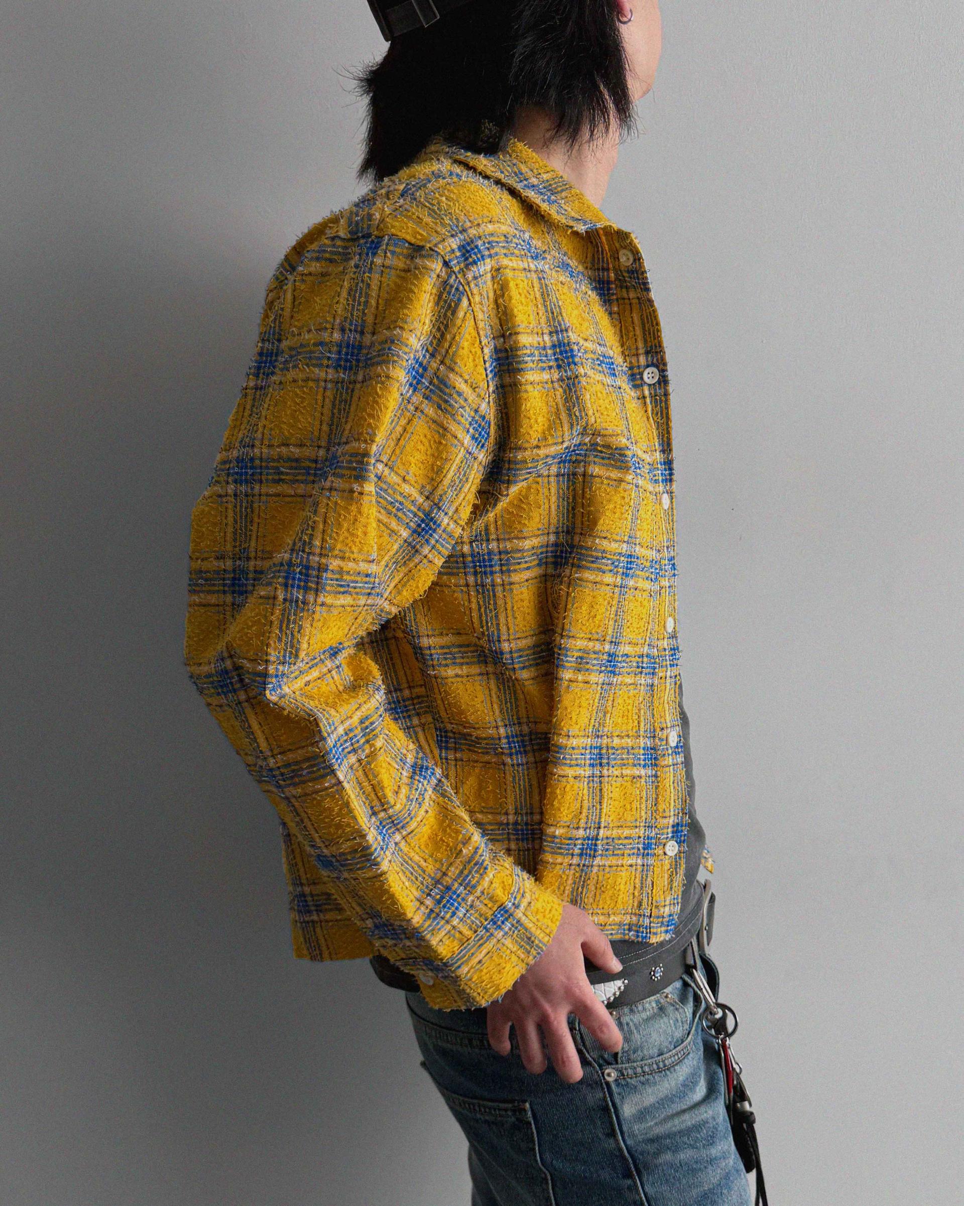 Nova crop check shirt