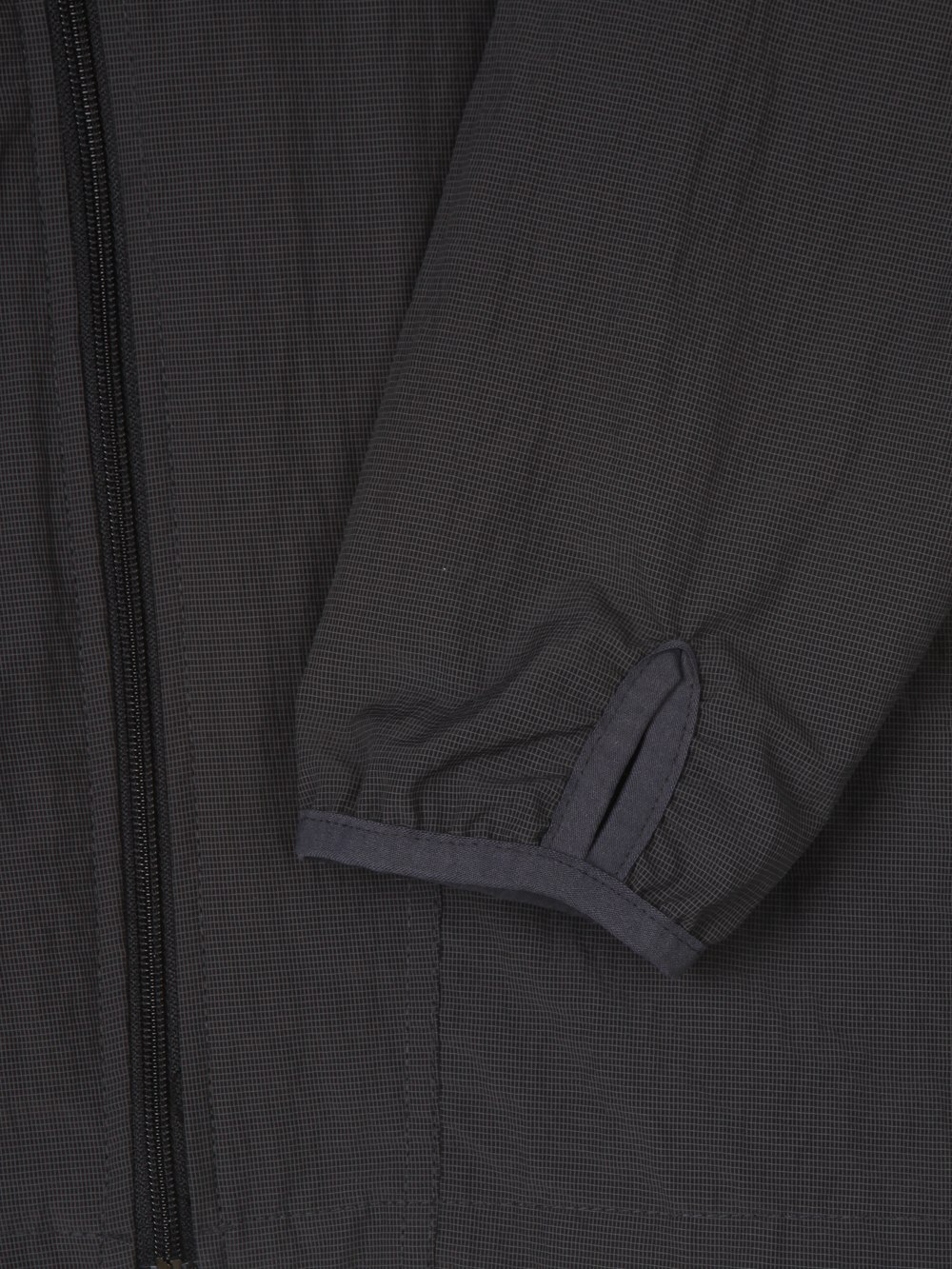 Summer diagonal zipper hood jacket