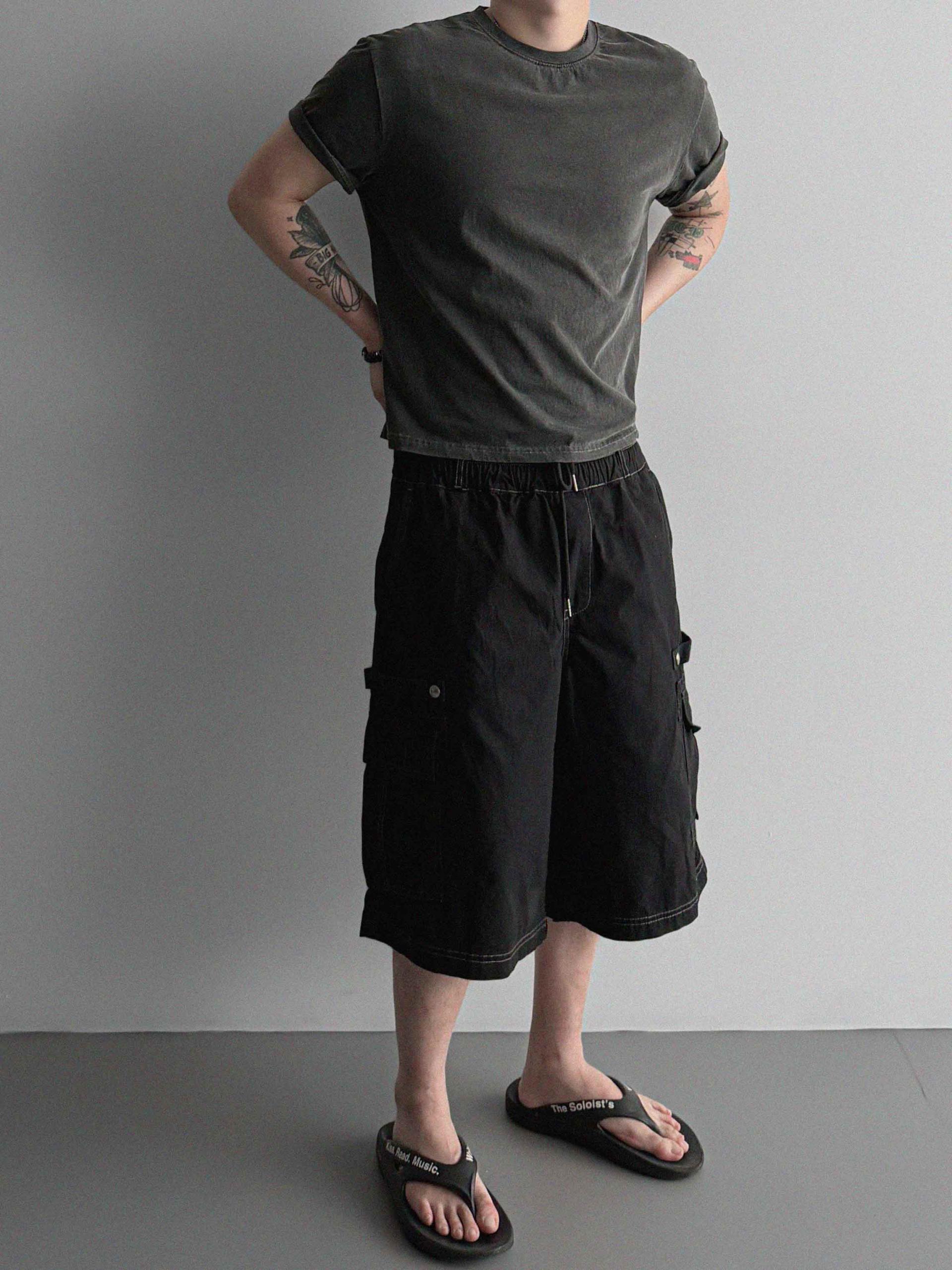 forsed cargo bermuda pants
