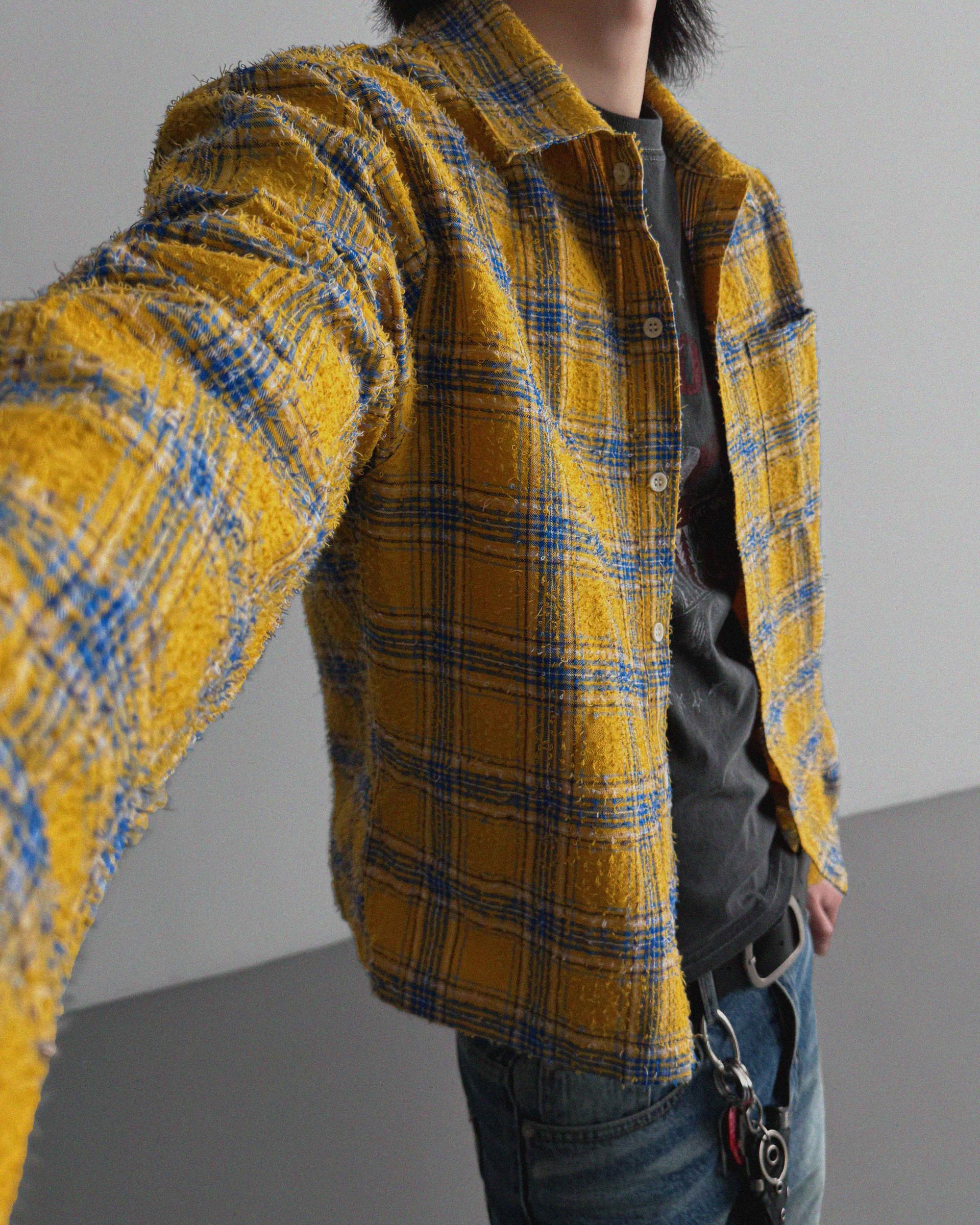 Nova crop check shirt