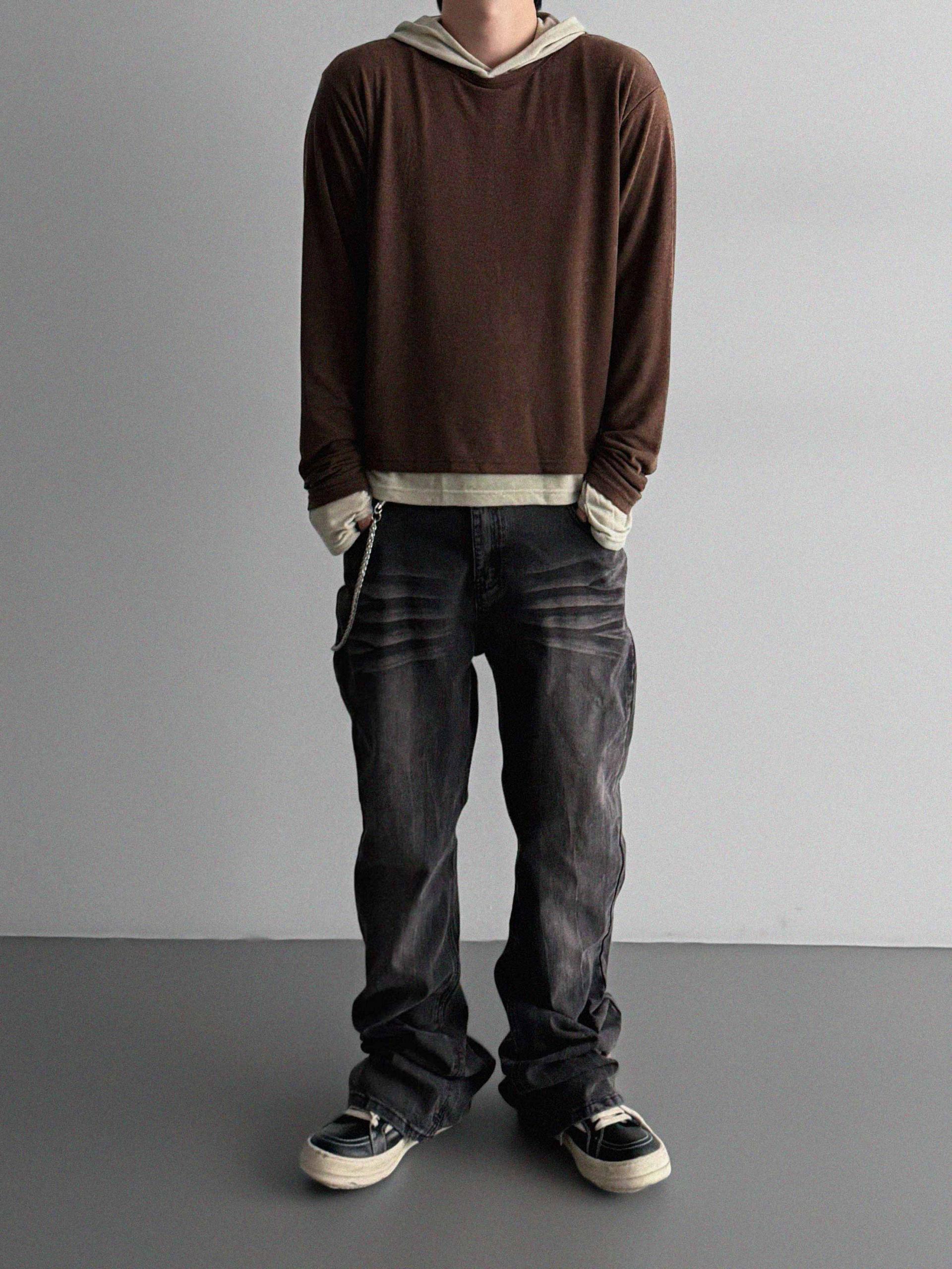 Index layered warmer hood t