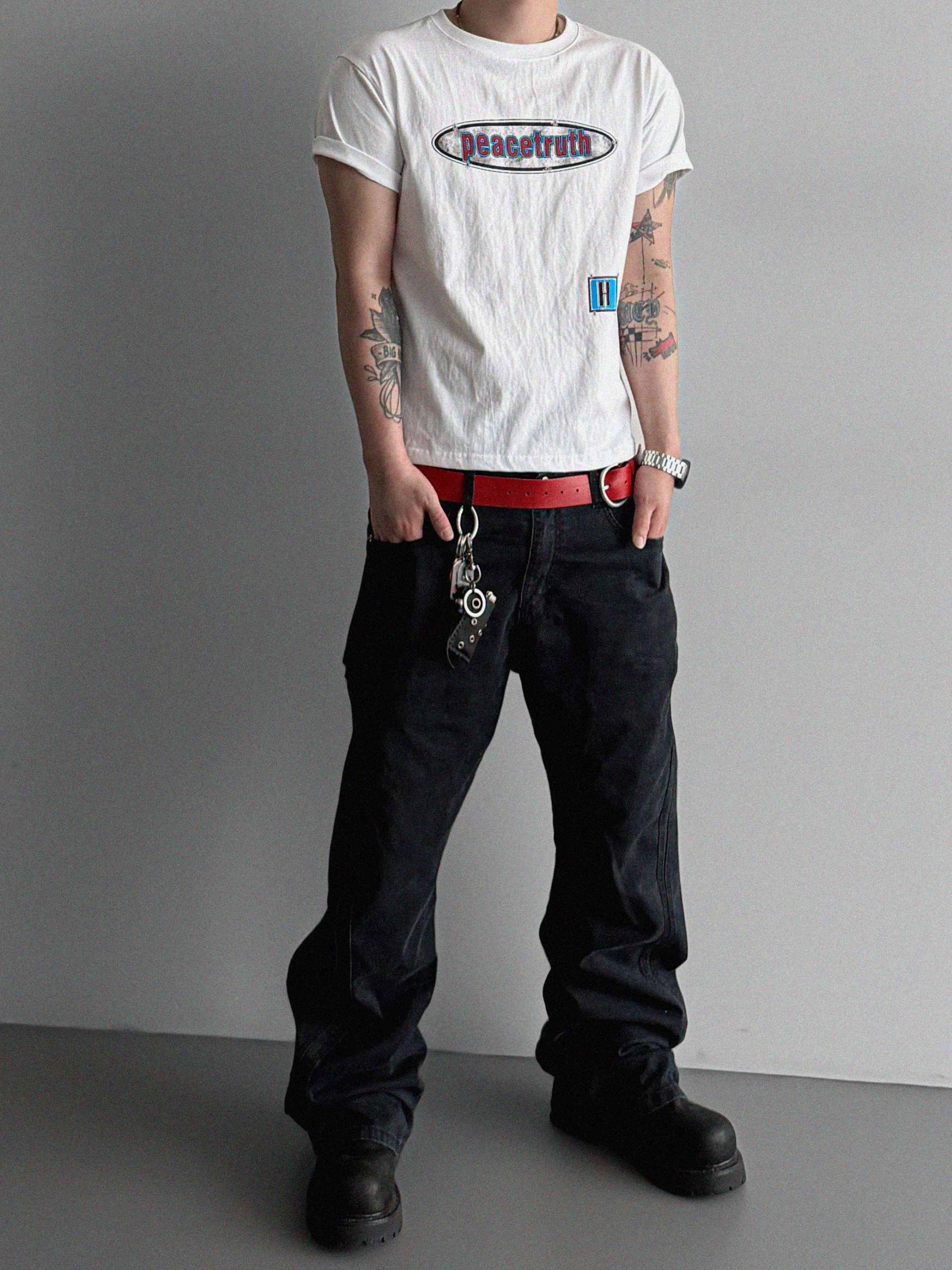 Peace crop half t