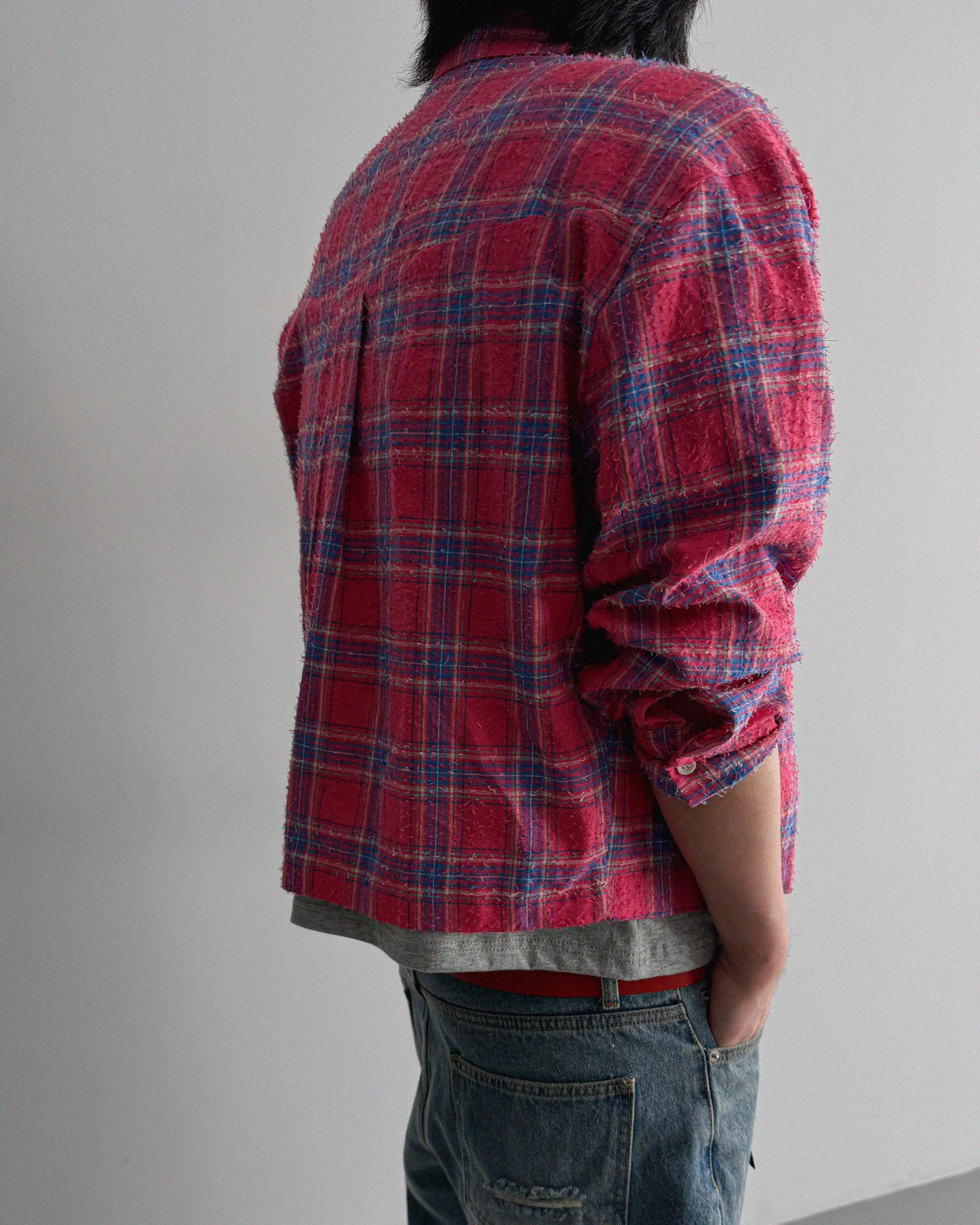 Nova crop check shirt