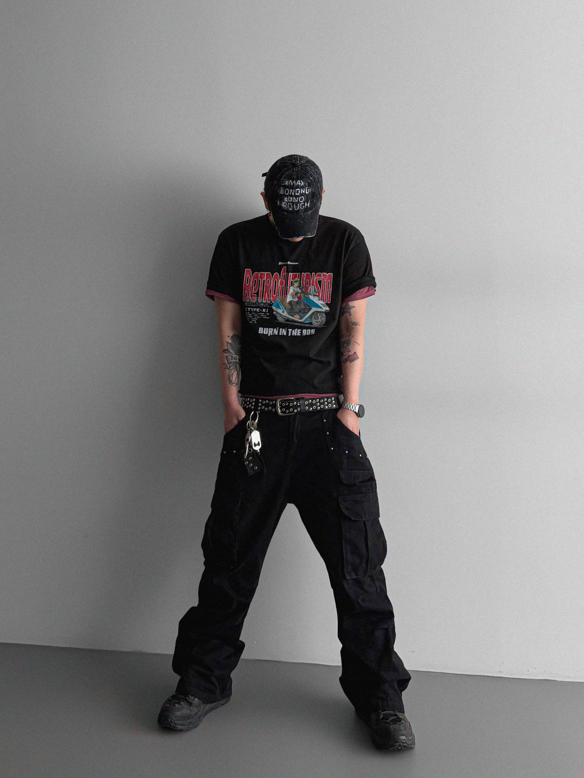 Fusion cutoff crop half t