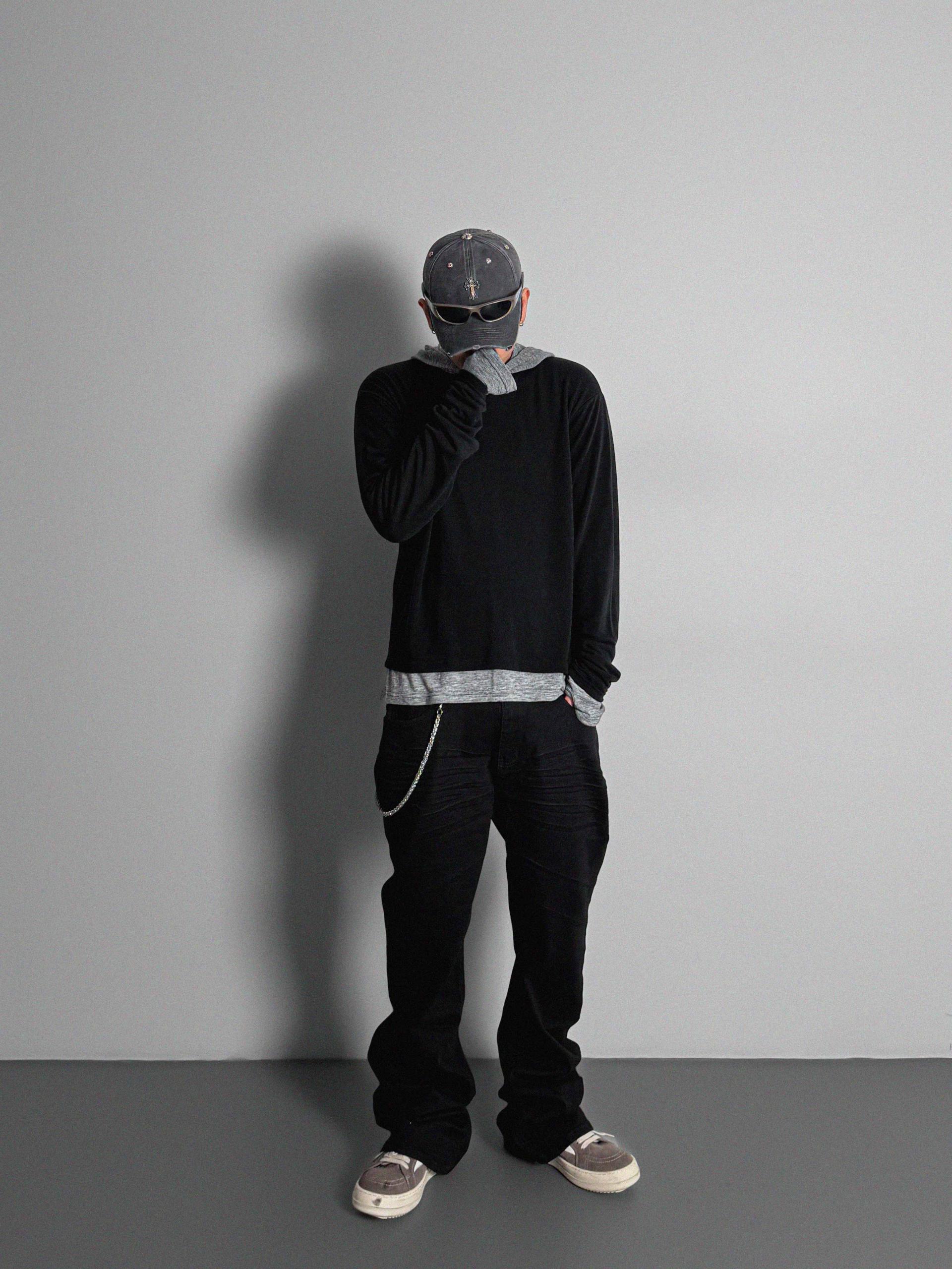 Index layered warmer hood t