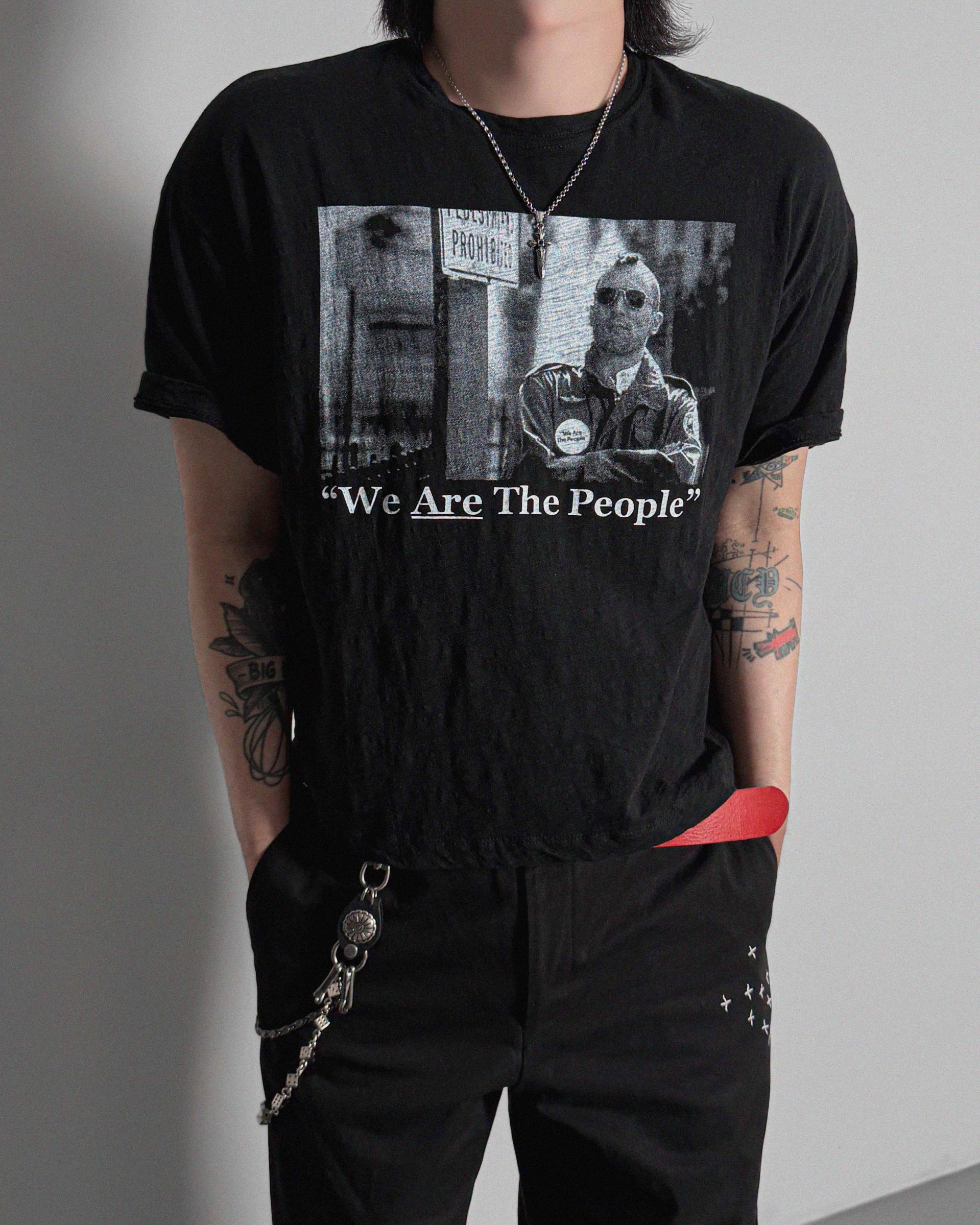 Vintage taxi slap crop half t