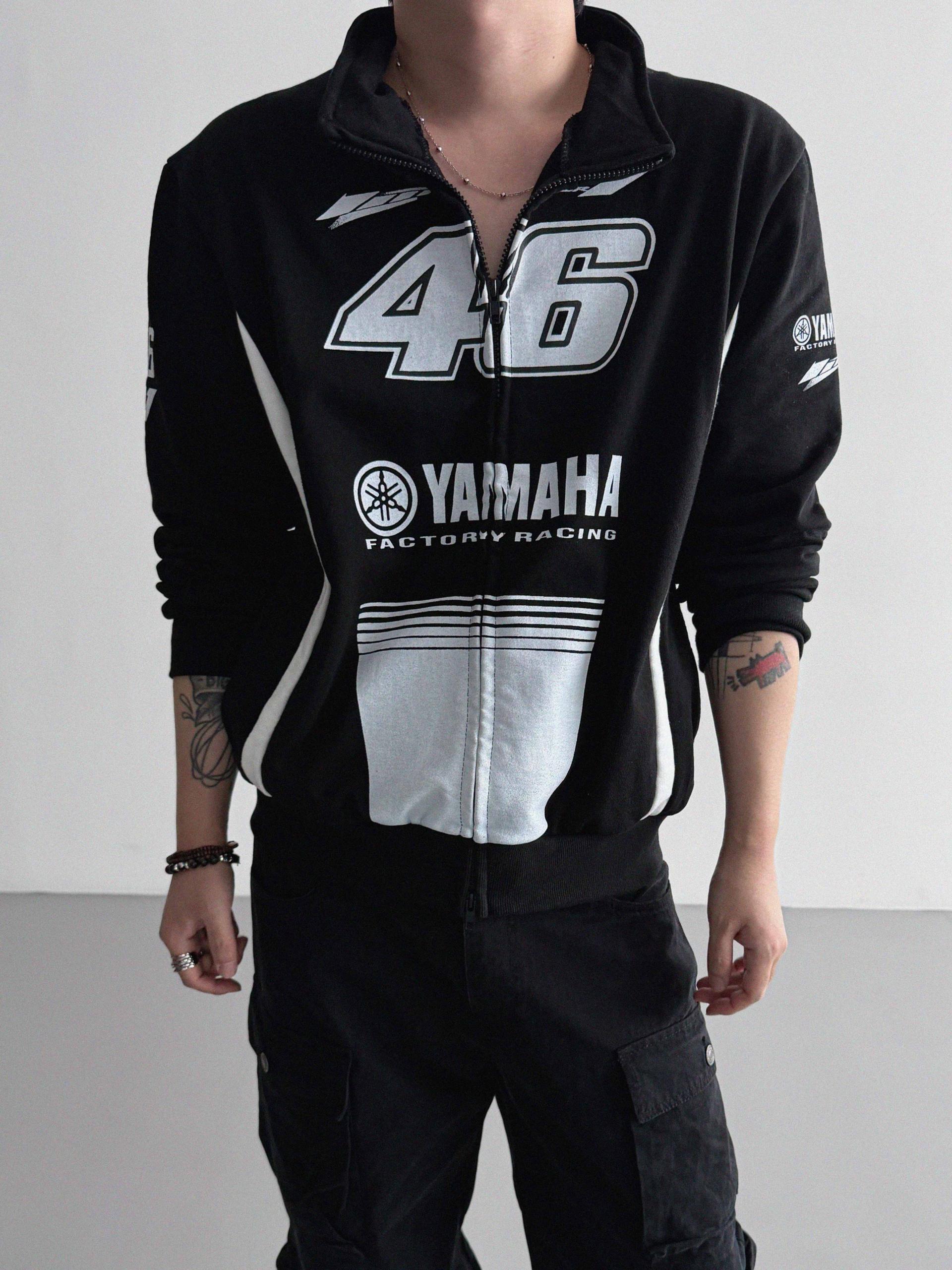 Racing print zip-up