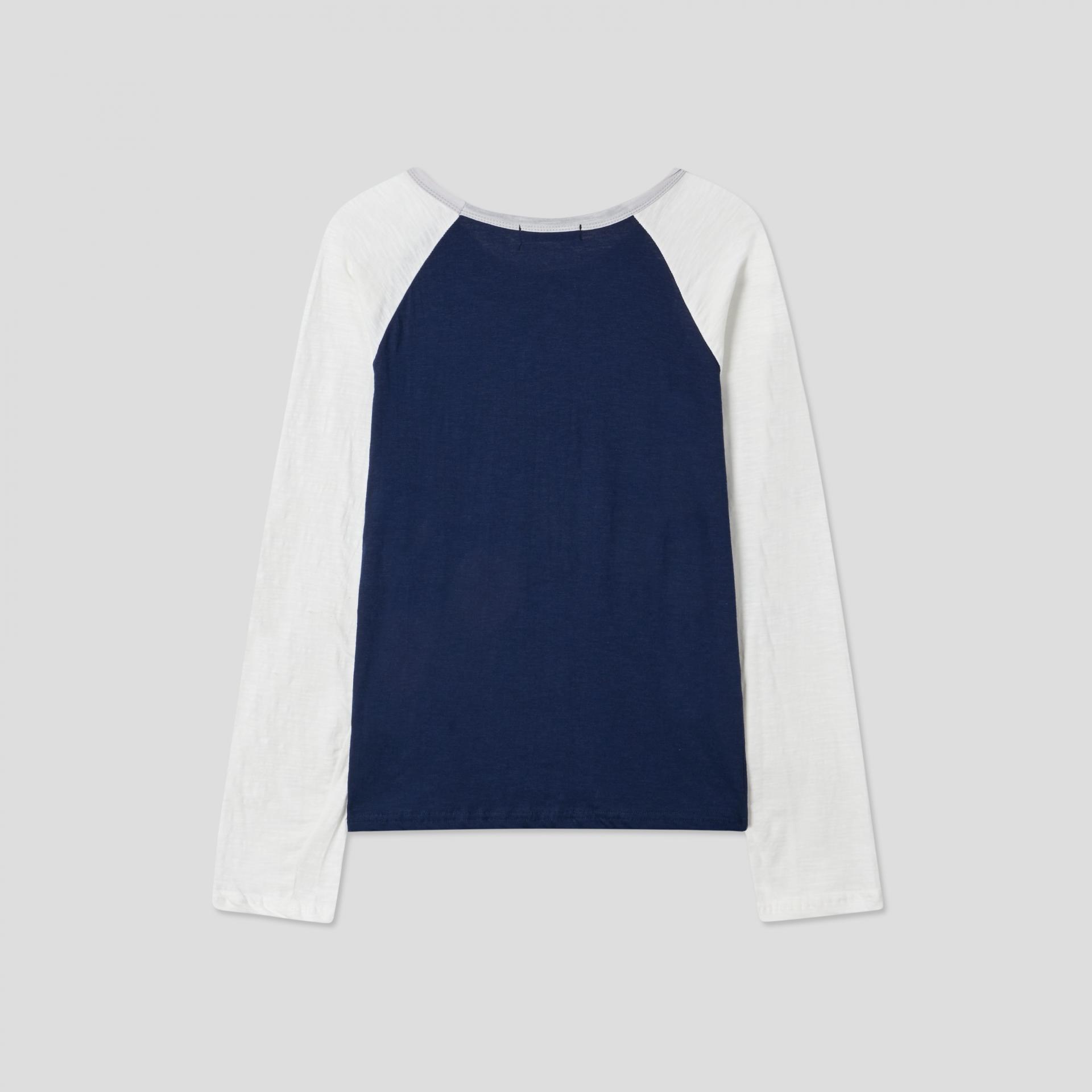 Not raglan ringer crop t