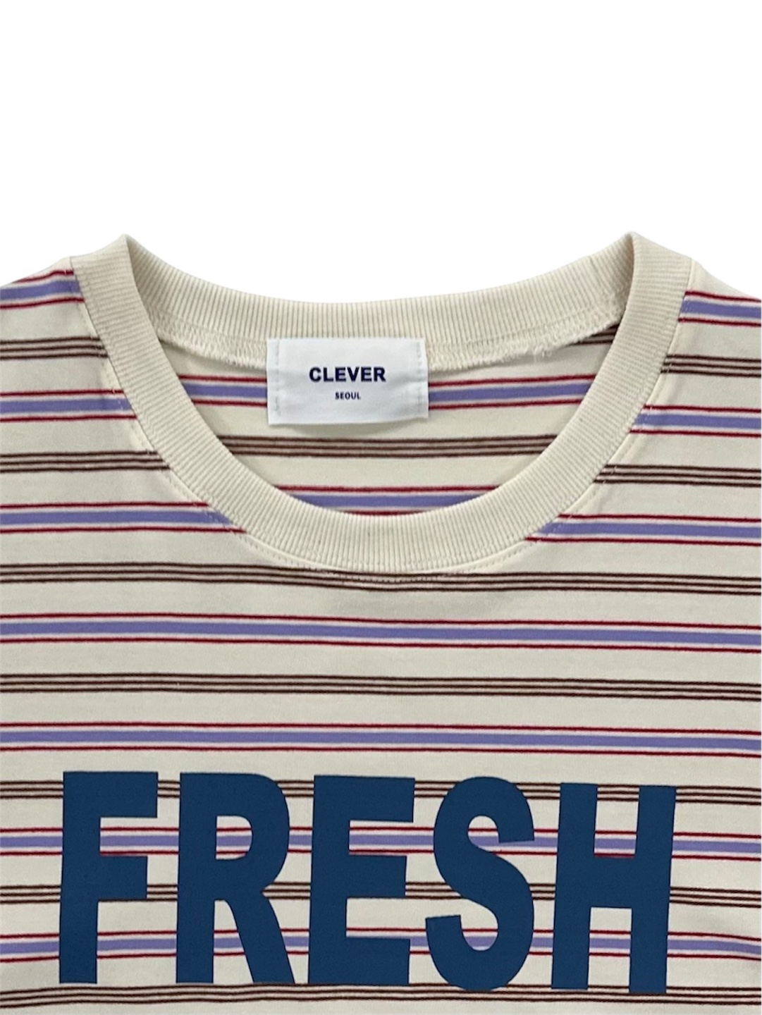 Fresh stripe half t