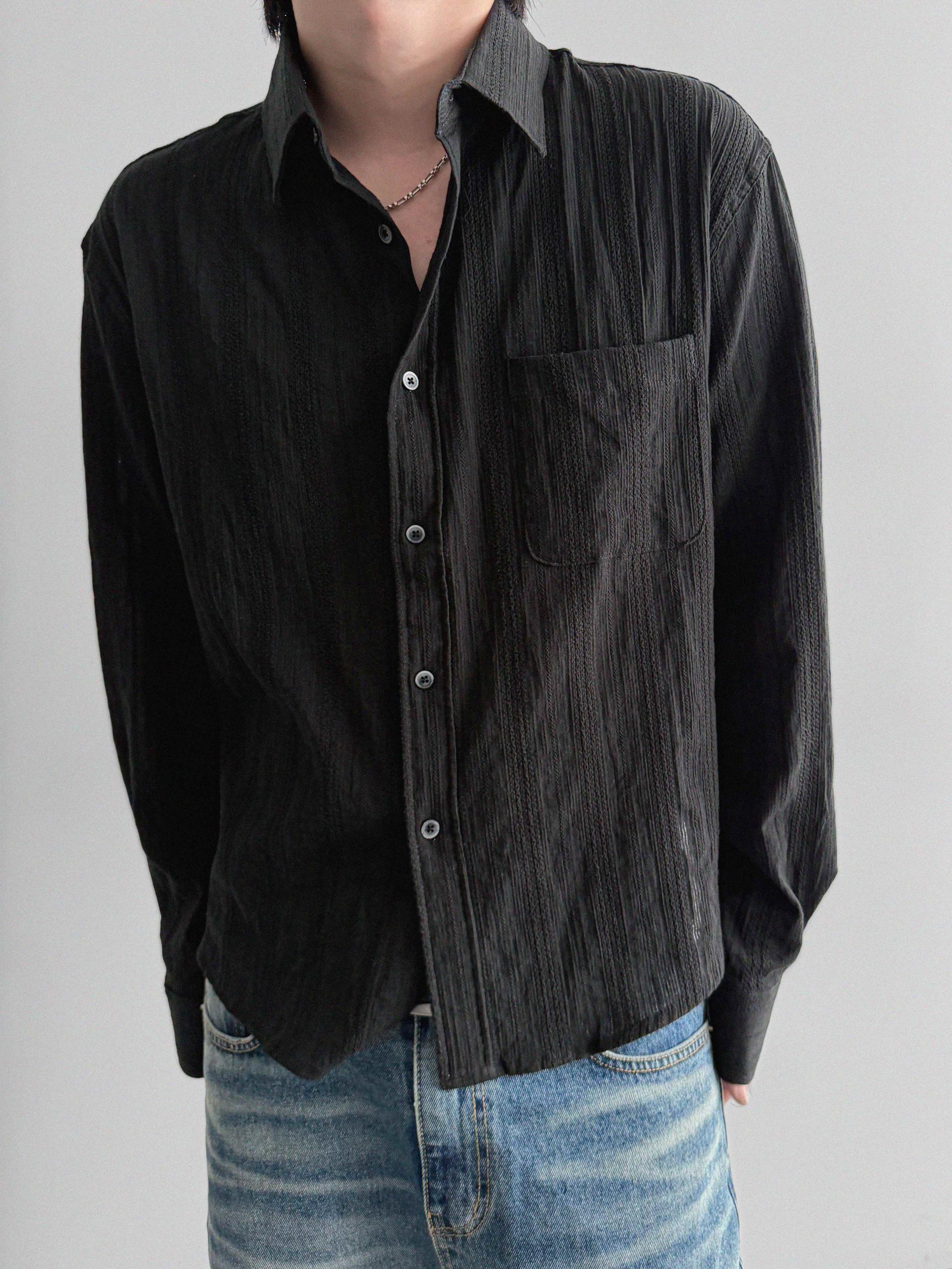 Dress crop shirt