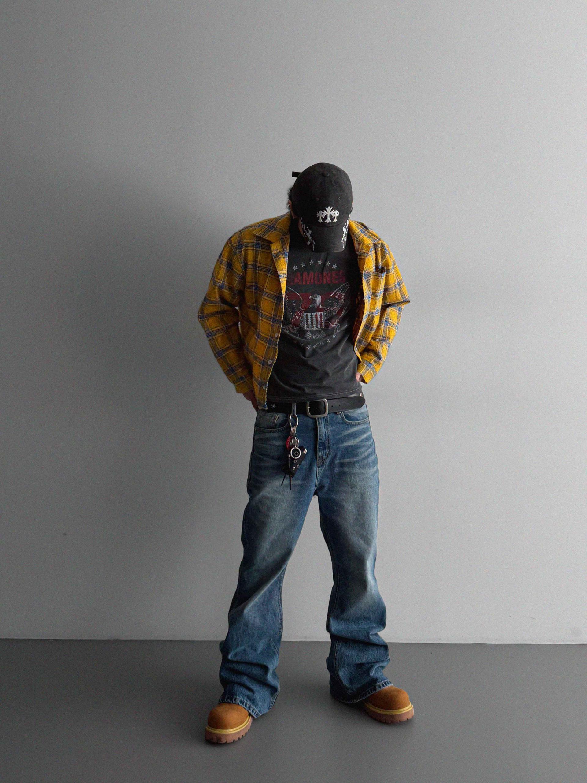 Nova crop check shirt