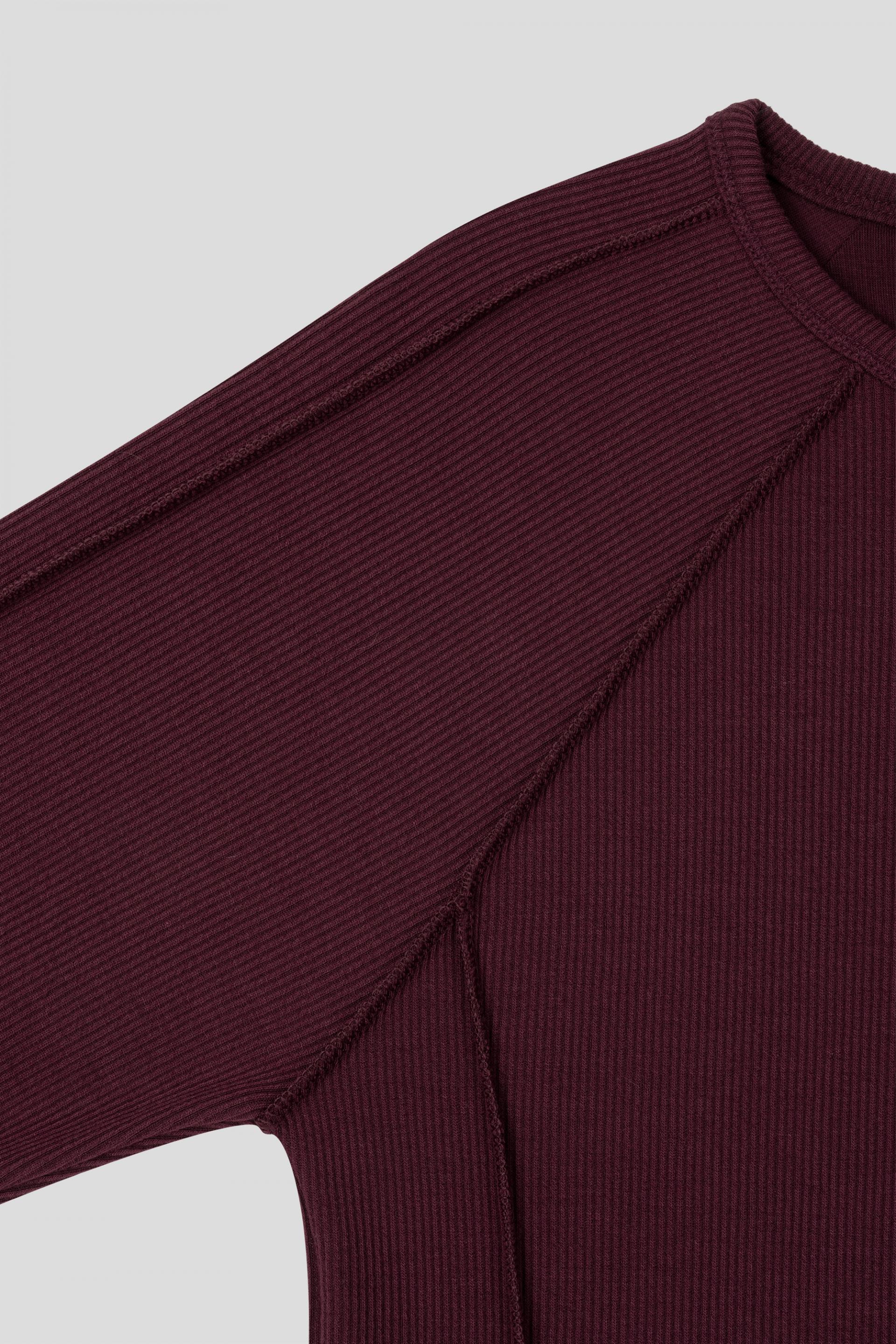 Outside Incision ribbed slim t