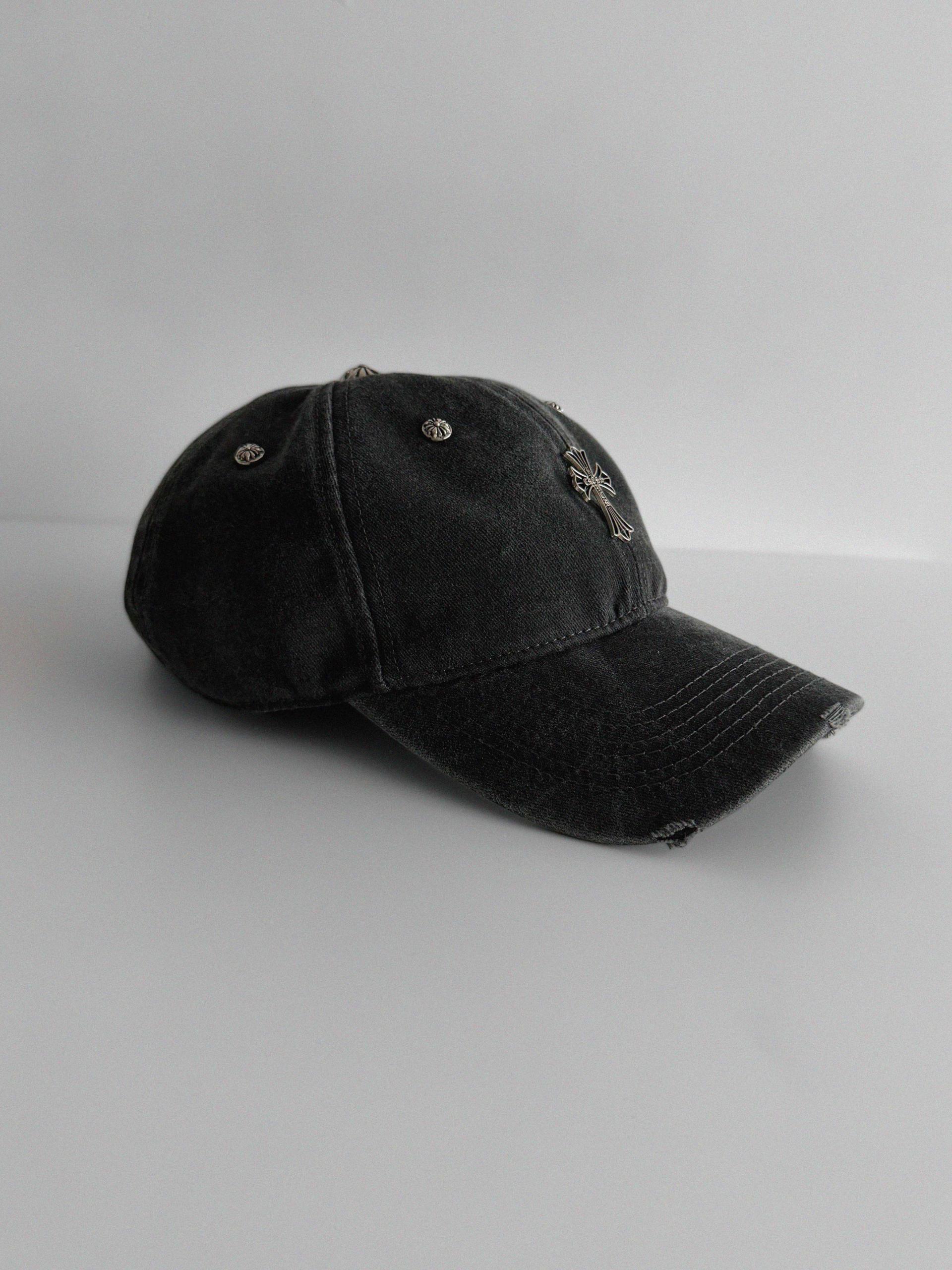 Pigment metal cross ball cap