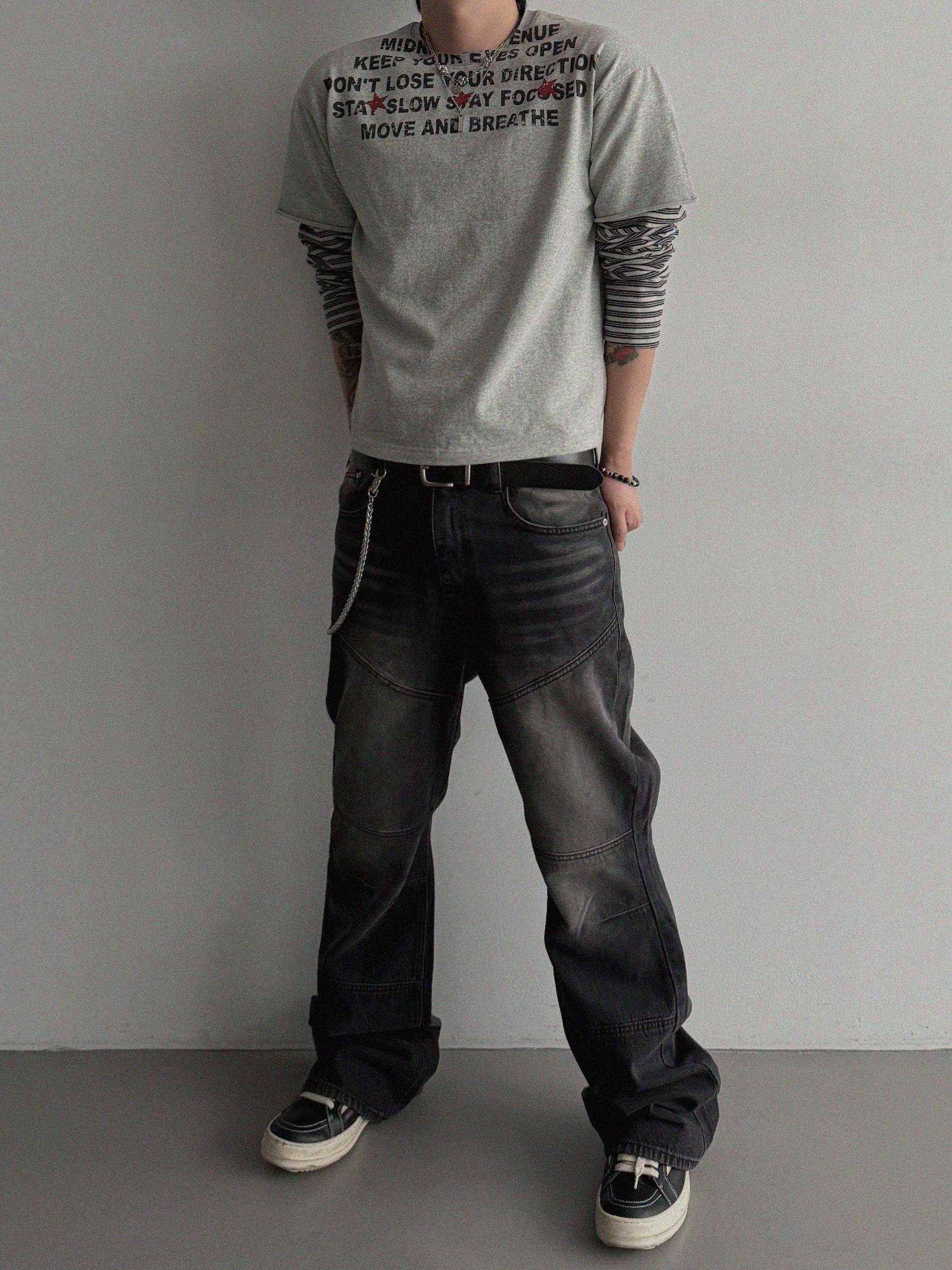 Avenue layered crop t