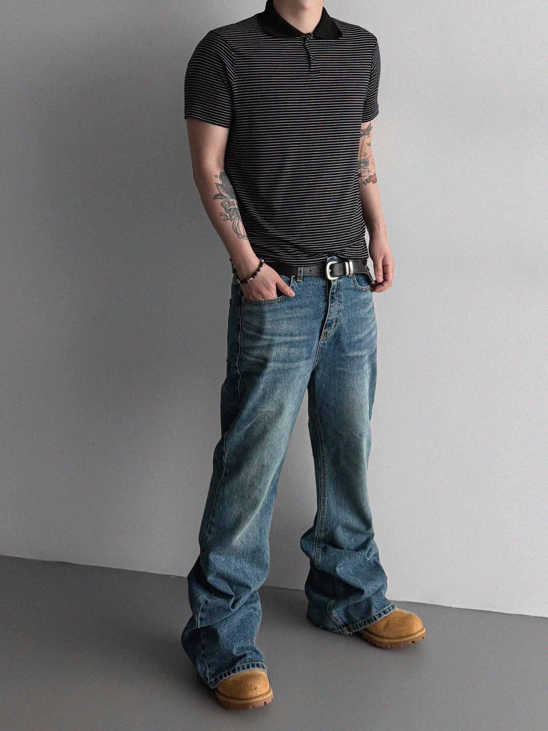 Cult collar half t