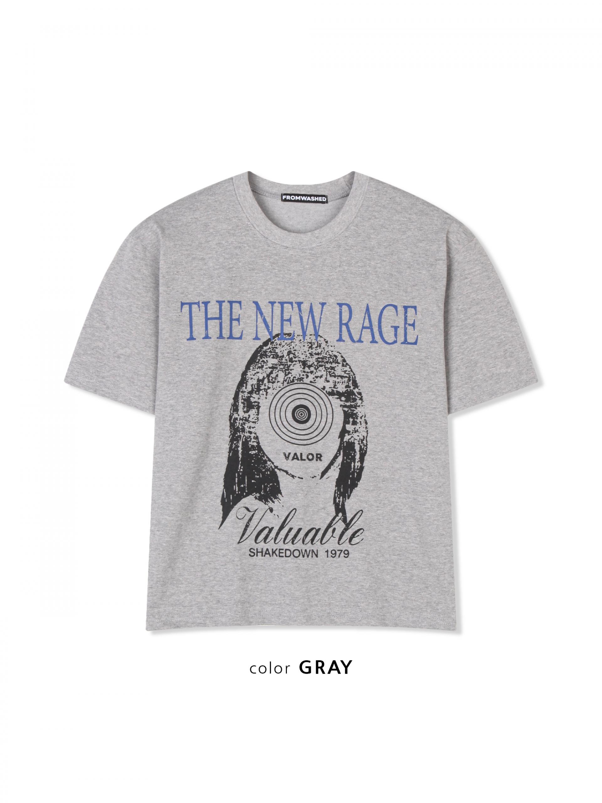 New rage crop half t
