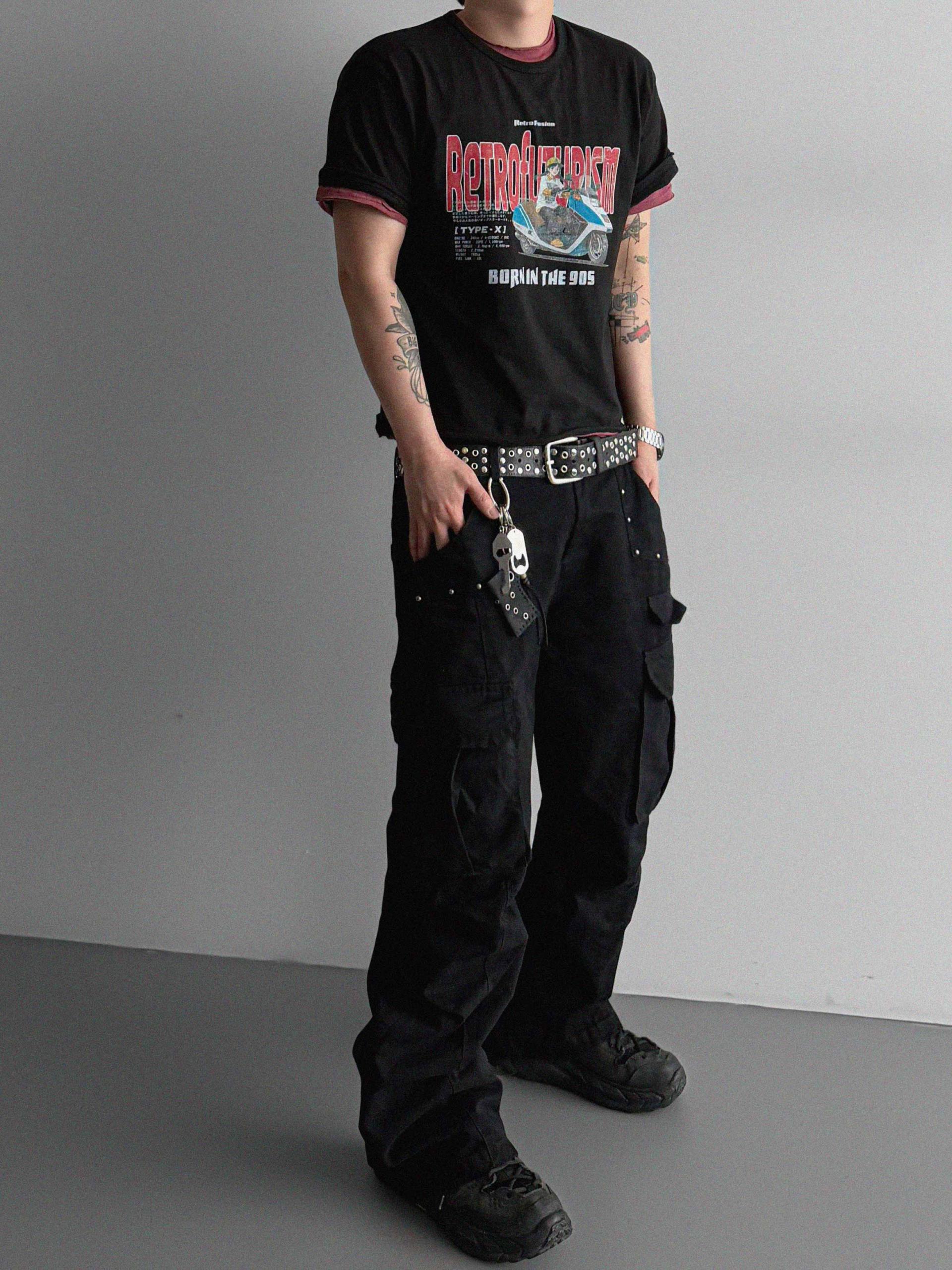 Fusion cutoff crop half t