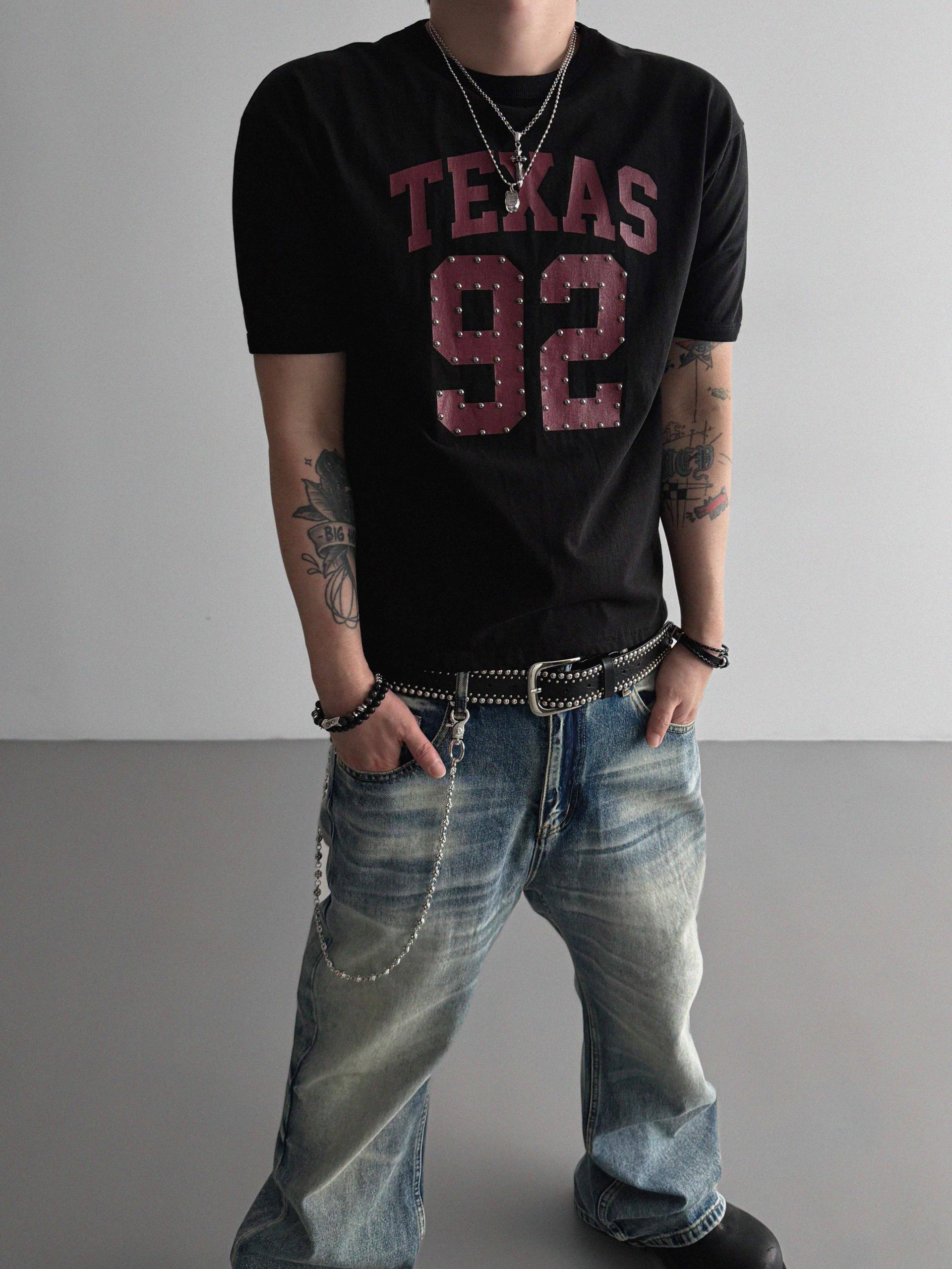 Mobe sand flare denim pants