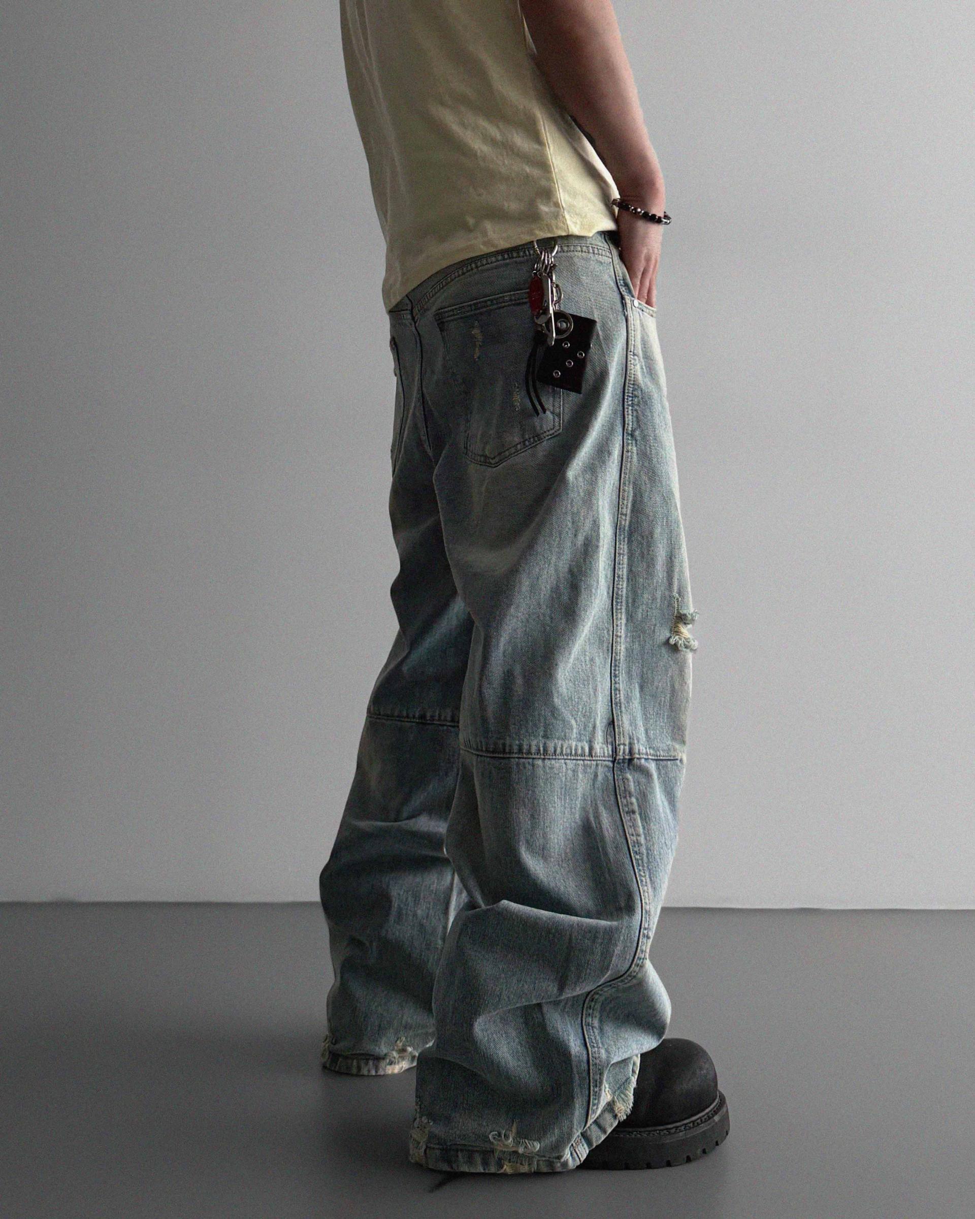 Frick damage denim pants