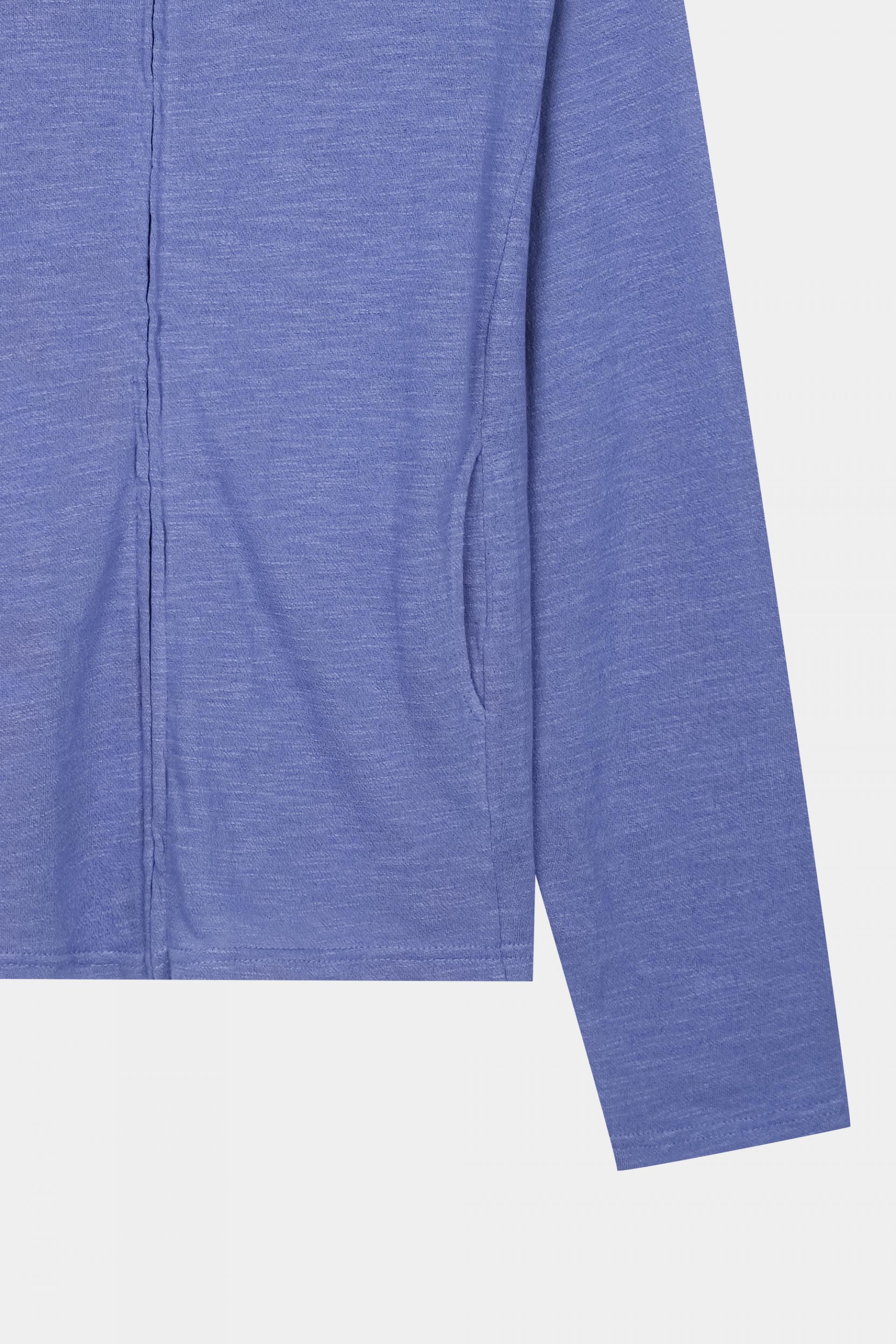 Heize crop hood zip-up