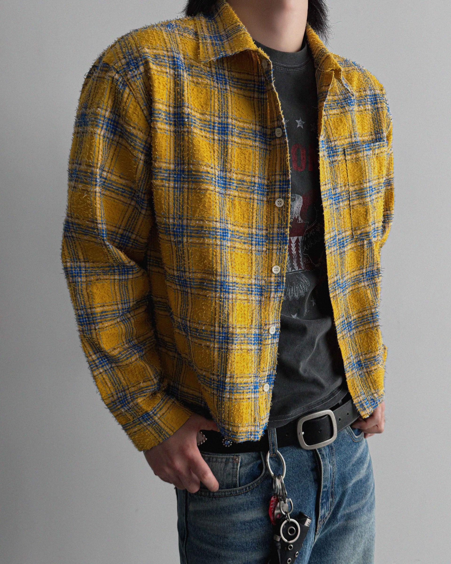 Nova crop check shirt
