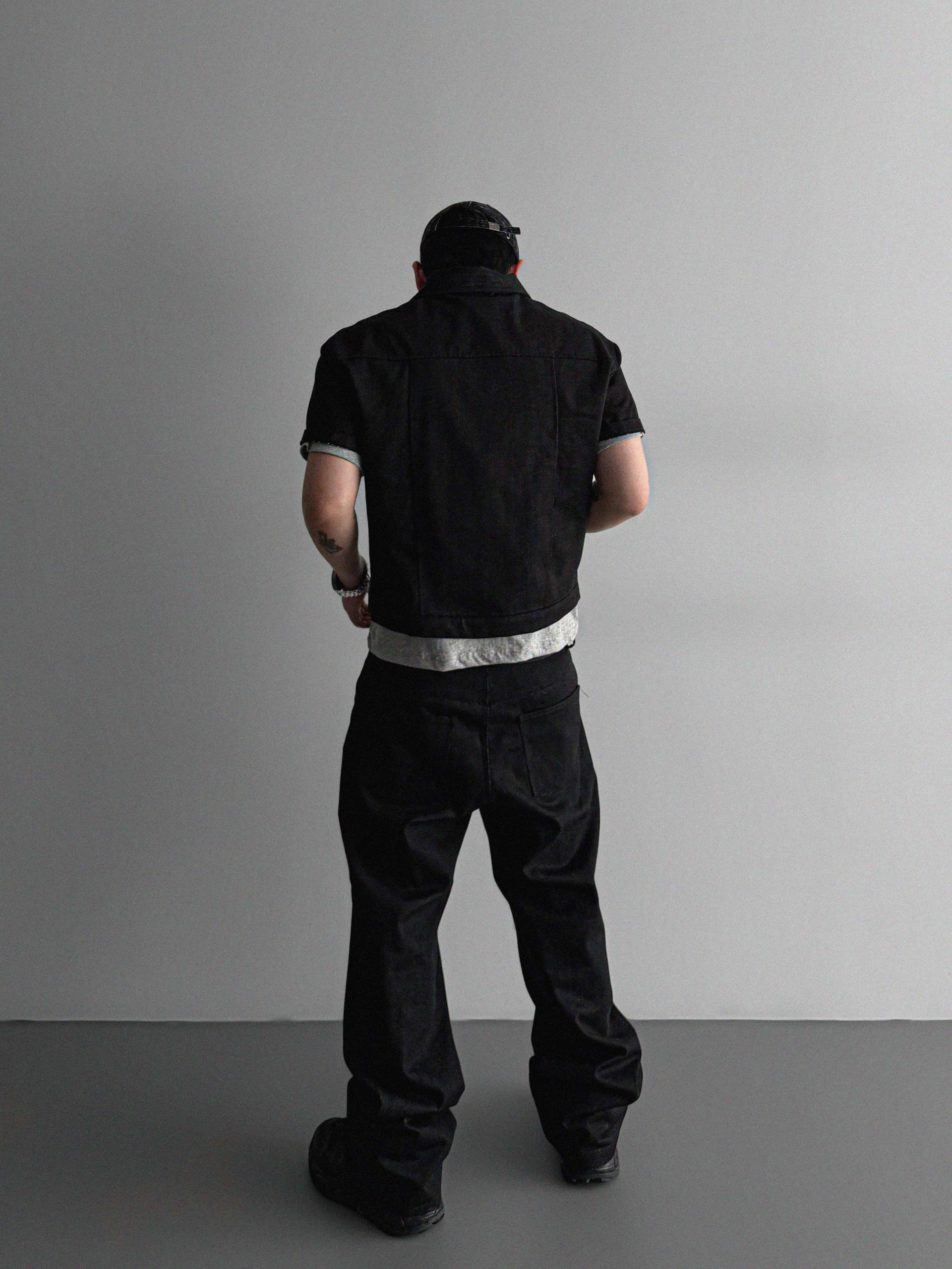 Core non fade crop half jacket