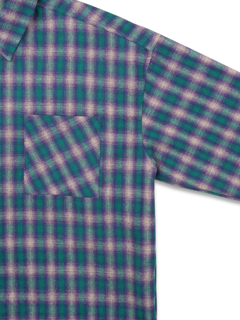 Opal crop check shirt