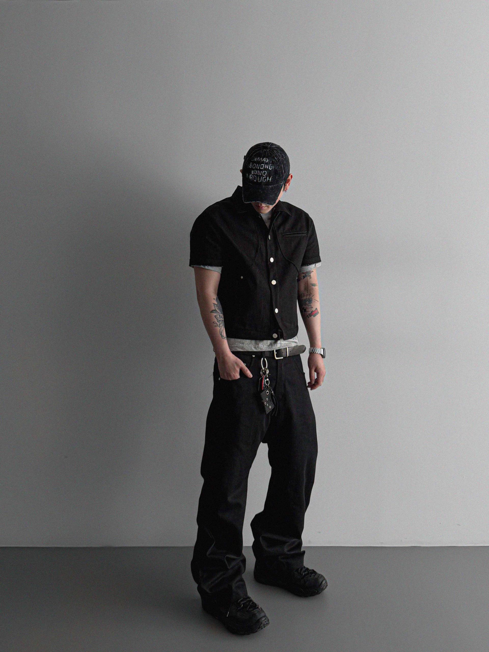 Core non fade crop half jacket