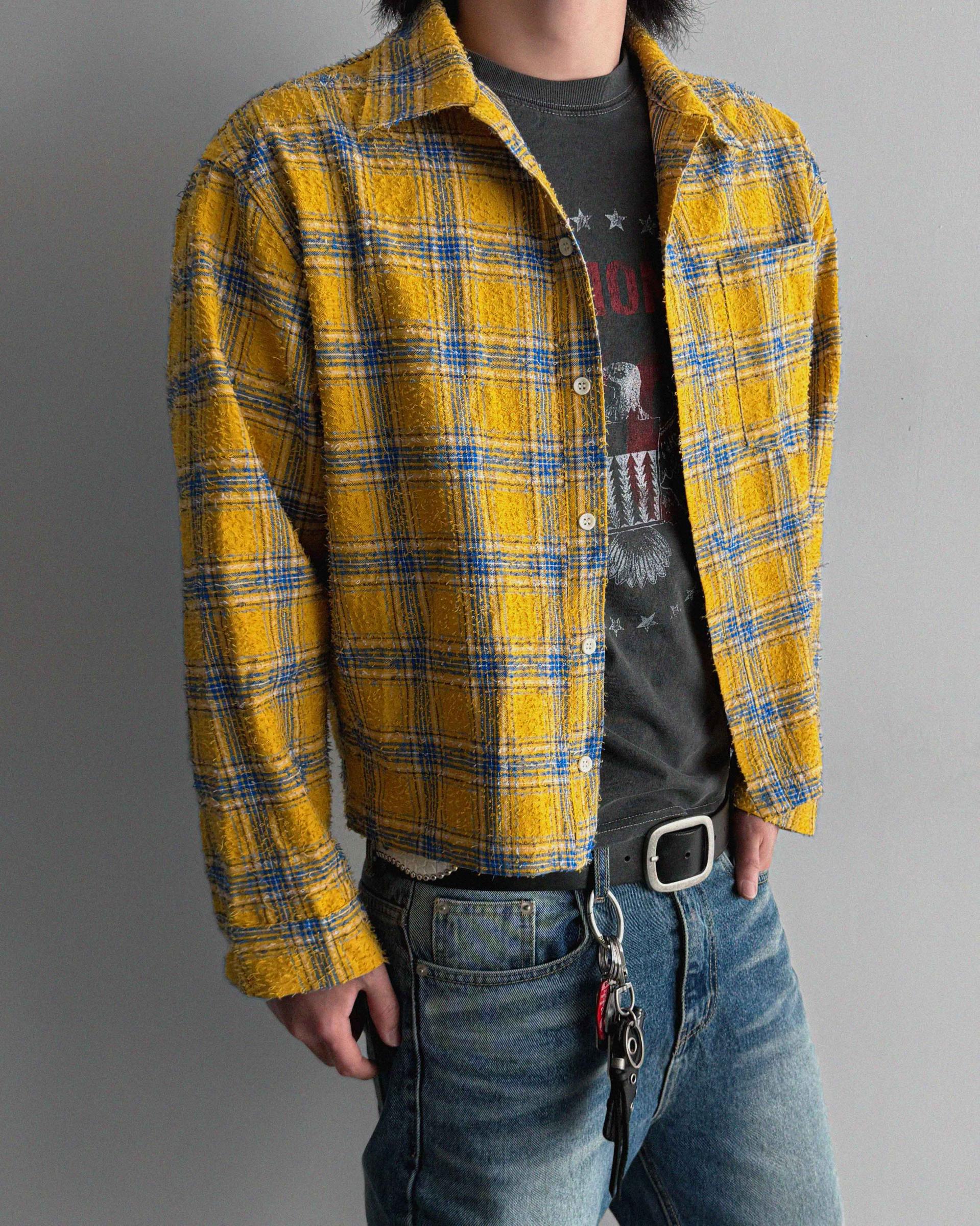 Nova crop check shirt