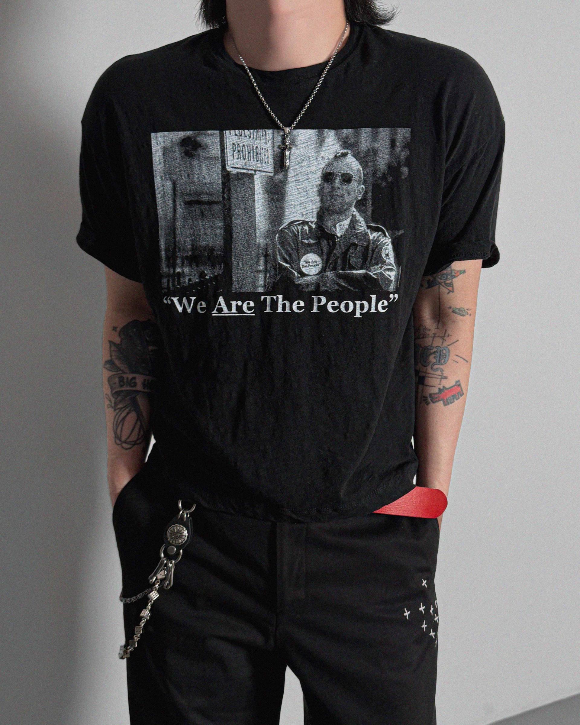 Vintage taxi slap crop half t